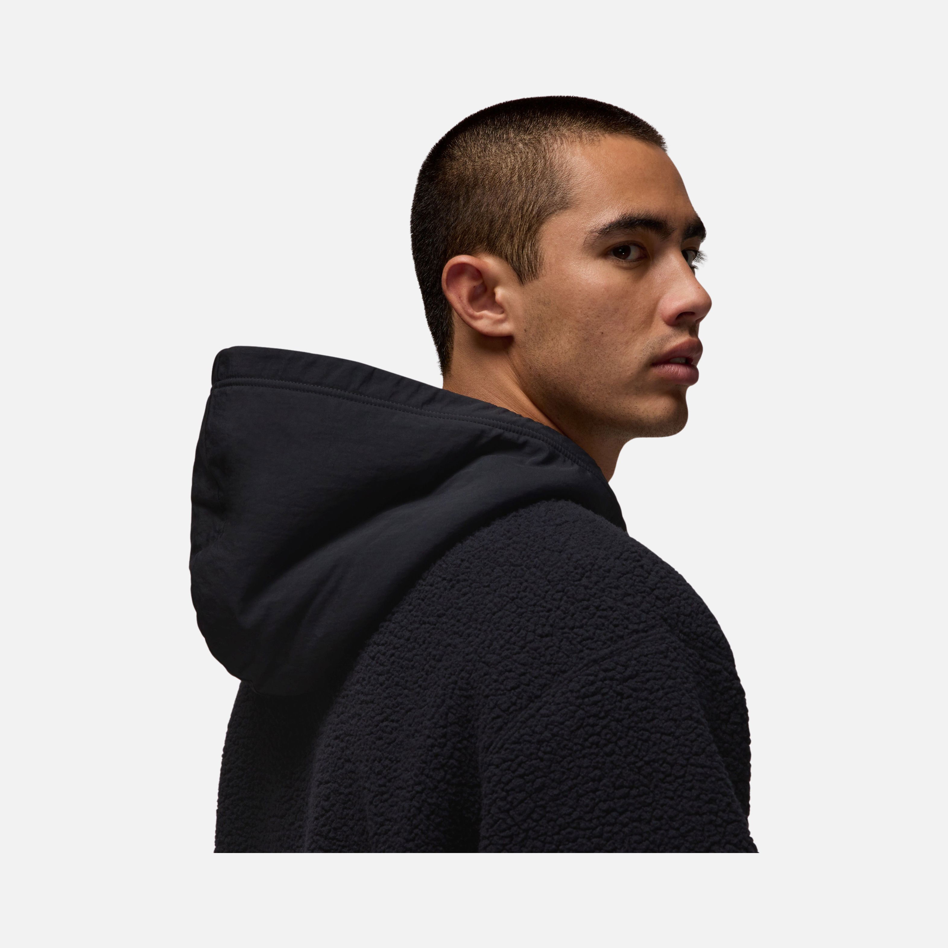 Nike Jordan Flight Sherpa Half-Zip Hoodie Erkek Sweatshirt