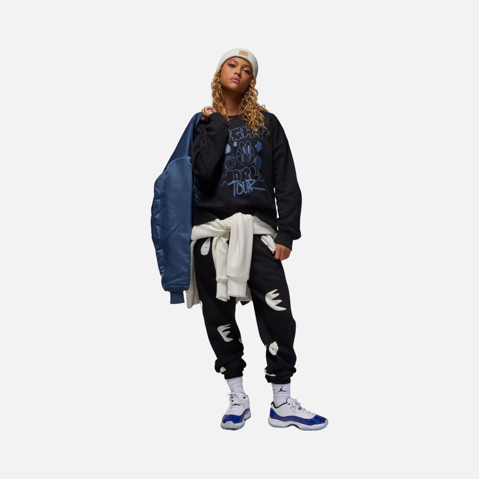 Nike Jordan Artist Series by Mia Lee Fleece Kadın Sweatshirt