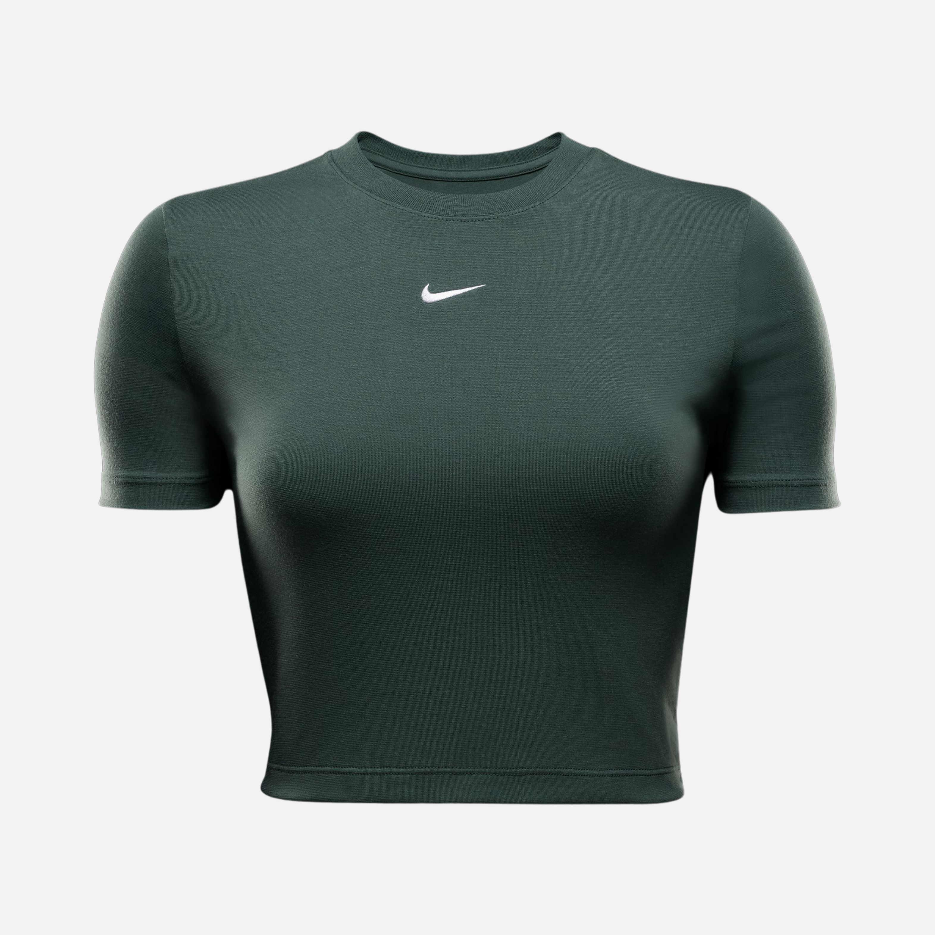 Nike Sportswear Essential Slim-Fit Cropped Short-Sleeve Kadın Tişört