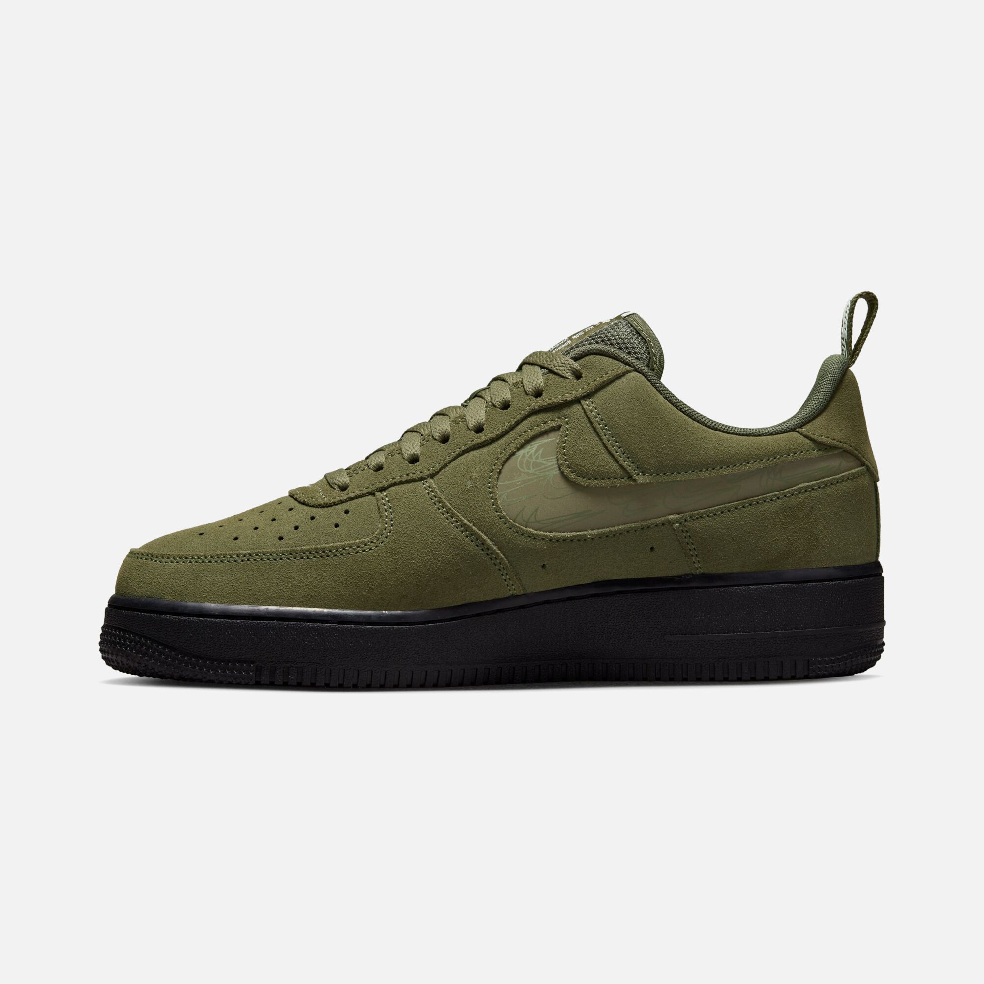 Nike Air Force 1 '07 LV8 ''Reflective Multi Swoosh'' Erkek Spor Ayakkabı