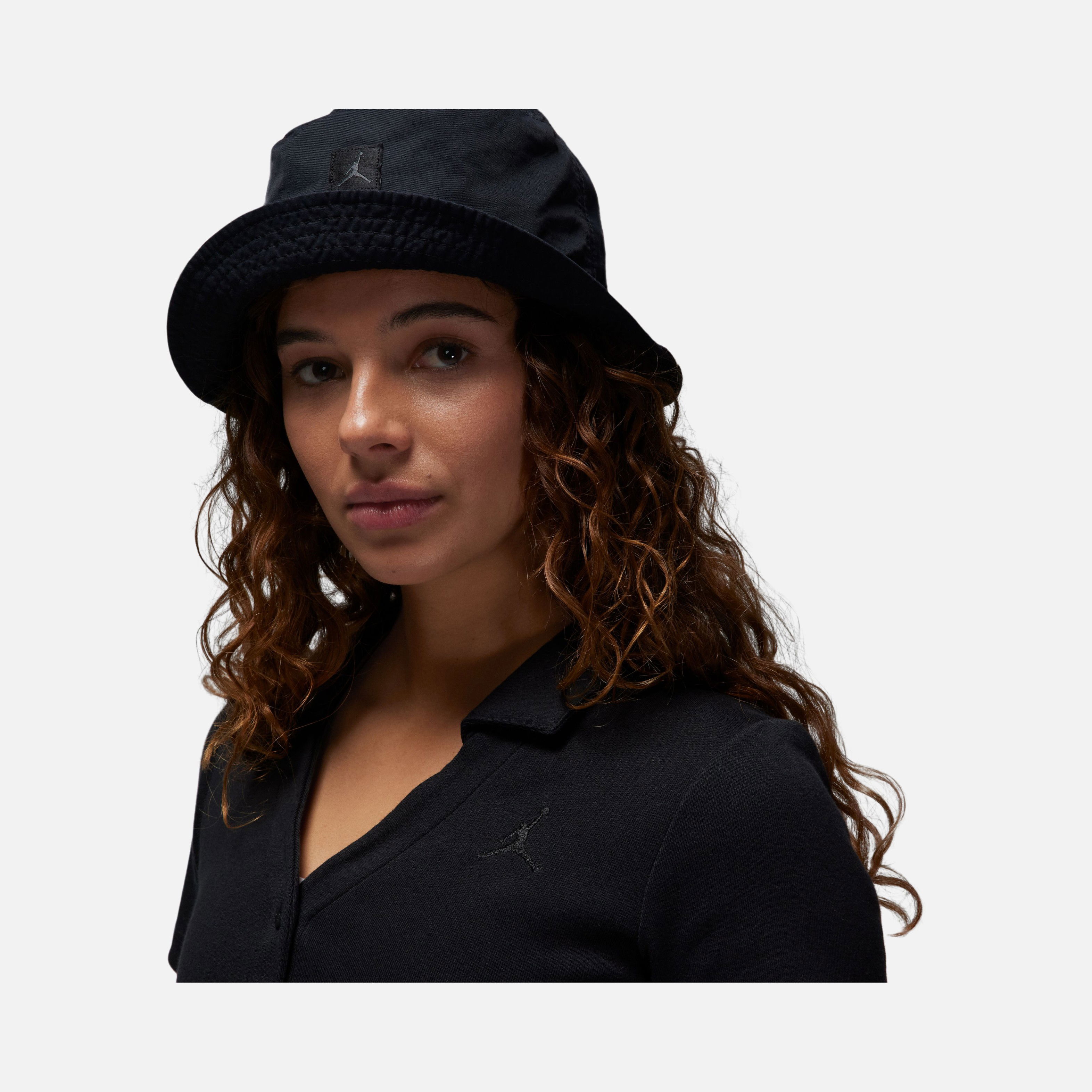 Nike Jordan Twill Knit Cropped Buttoned Short-Sleeve Kadın Tişört