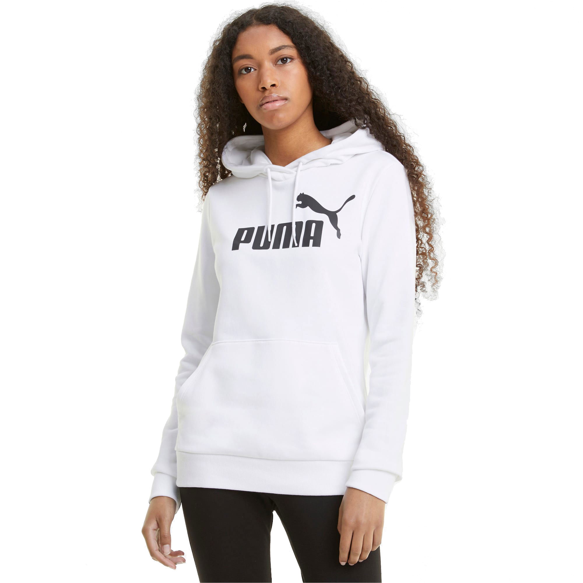 Puma Essentials Logo Hoodie Kadın Sweatshirt