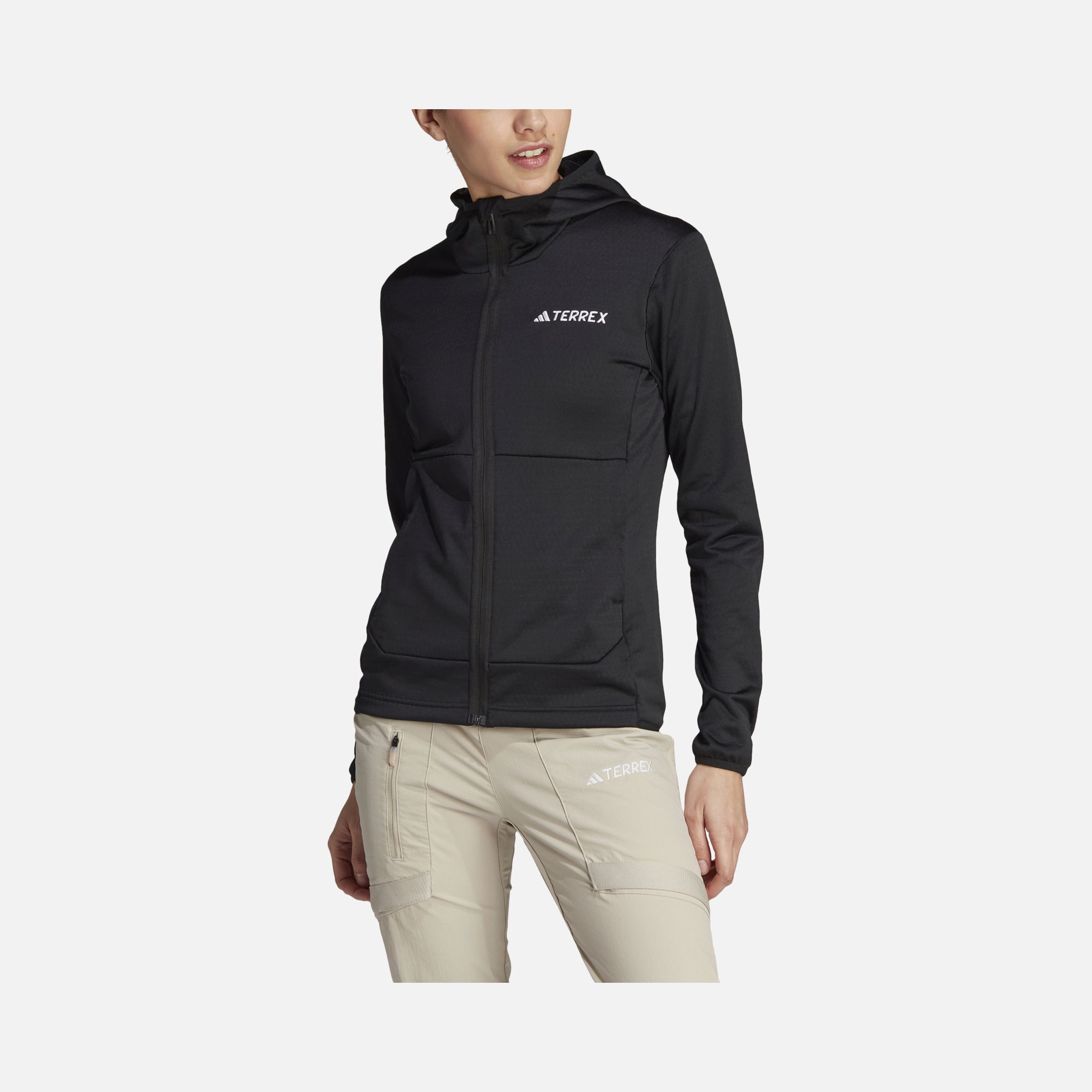 adidas Terrex Xperior Light Fleece Full-Zip Hooded Kadın Ceket