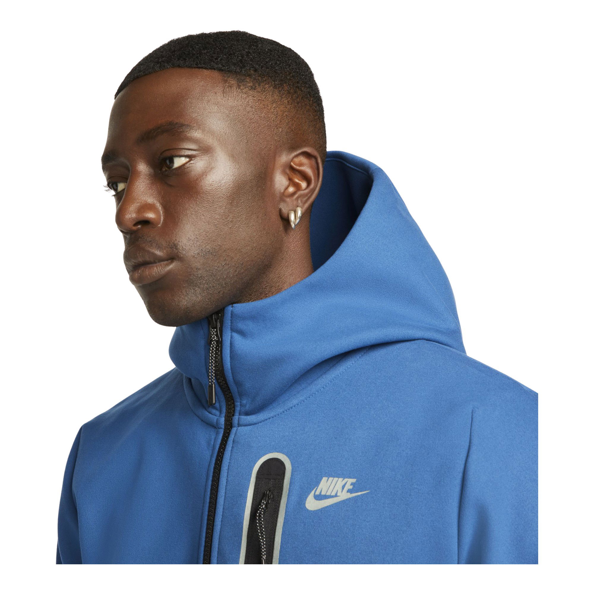 Nike Sportswear Tech Fleece Brushed Full-Zip Hoodie Erkek Sweatshirt