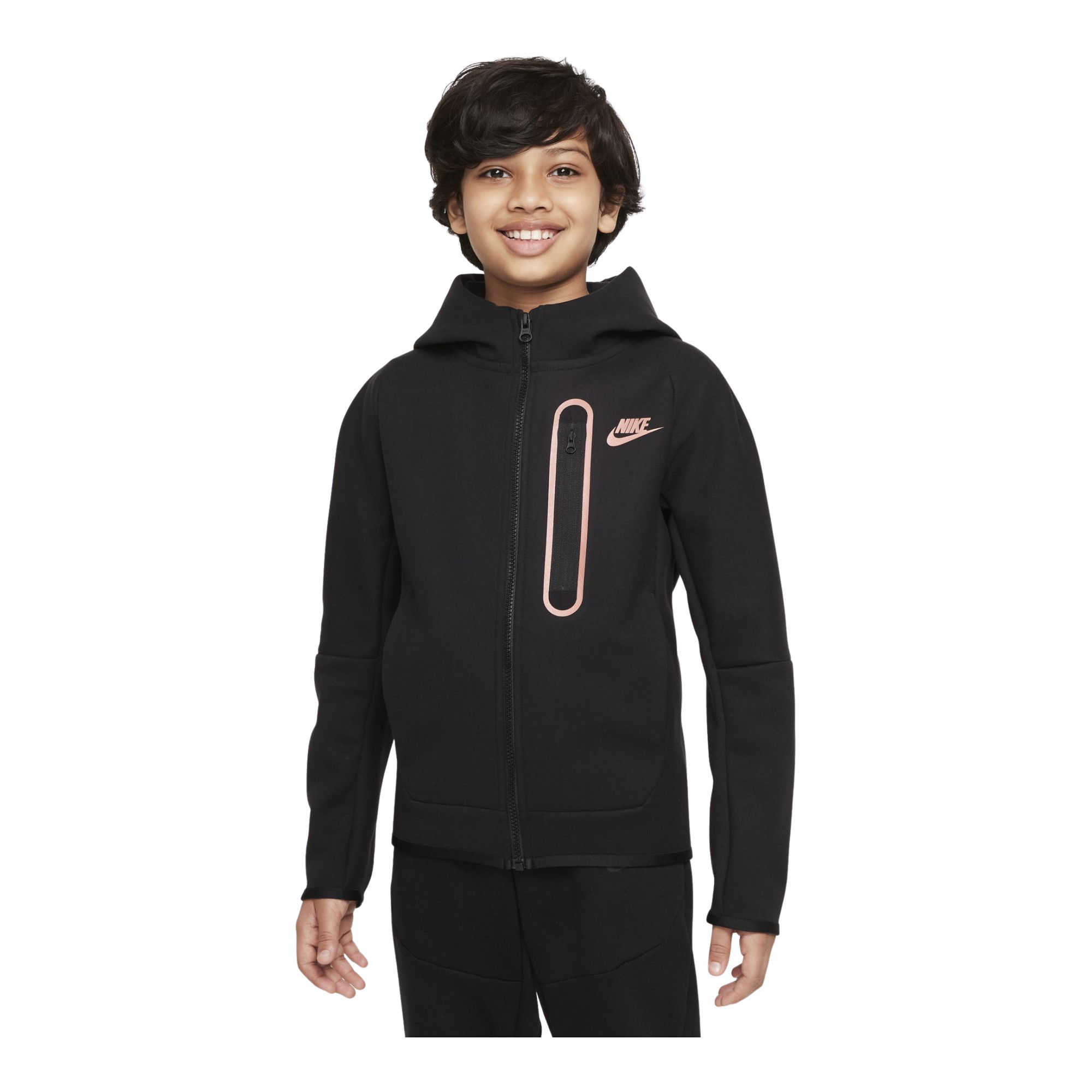 Nike Sportswear Tech Fleece Brushed Full-Zip Hoodie (Boys') Çocuk Sweatshirt