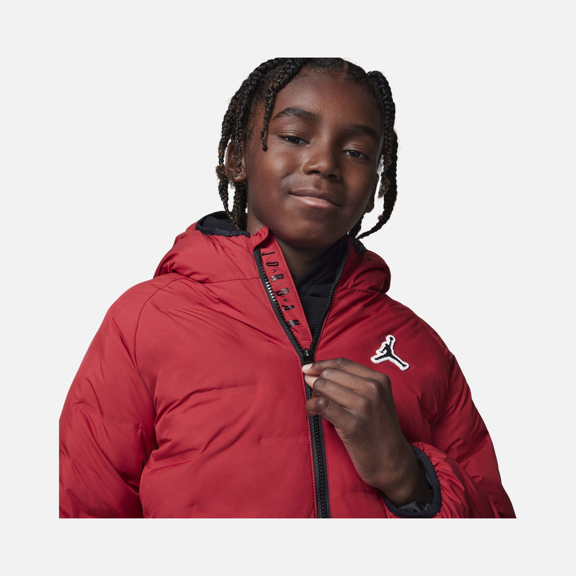 Nike Jordan  Welded Puffer Full-Zip Hoodie Çocuk Mont