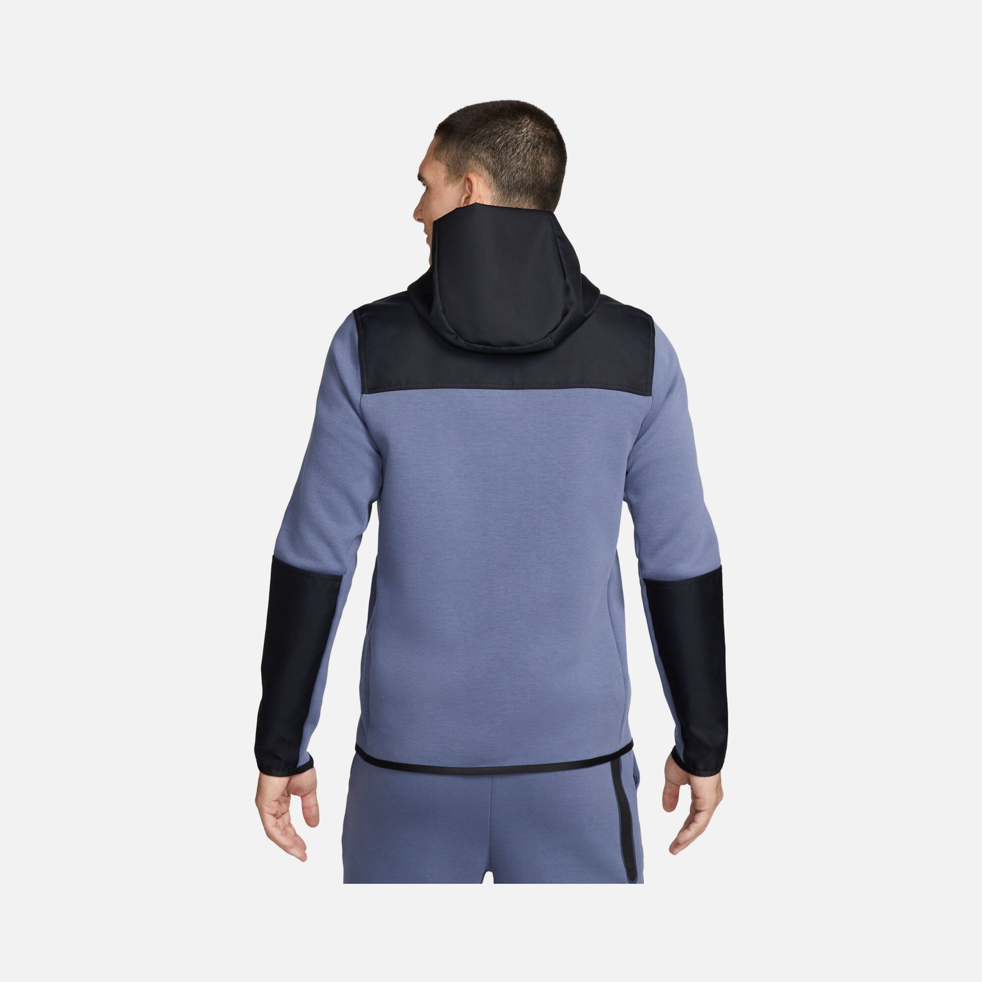 Nike Sportswear Tech Fleece ''Overlay Detail'' Full-Zip Hoodie Erkek Sweatshirt