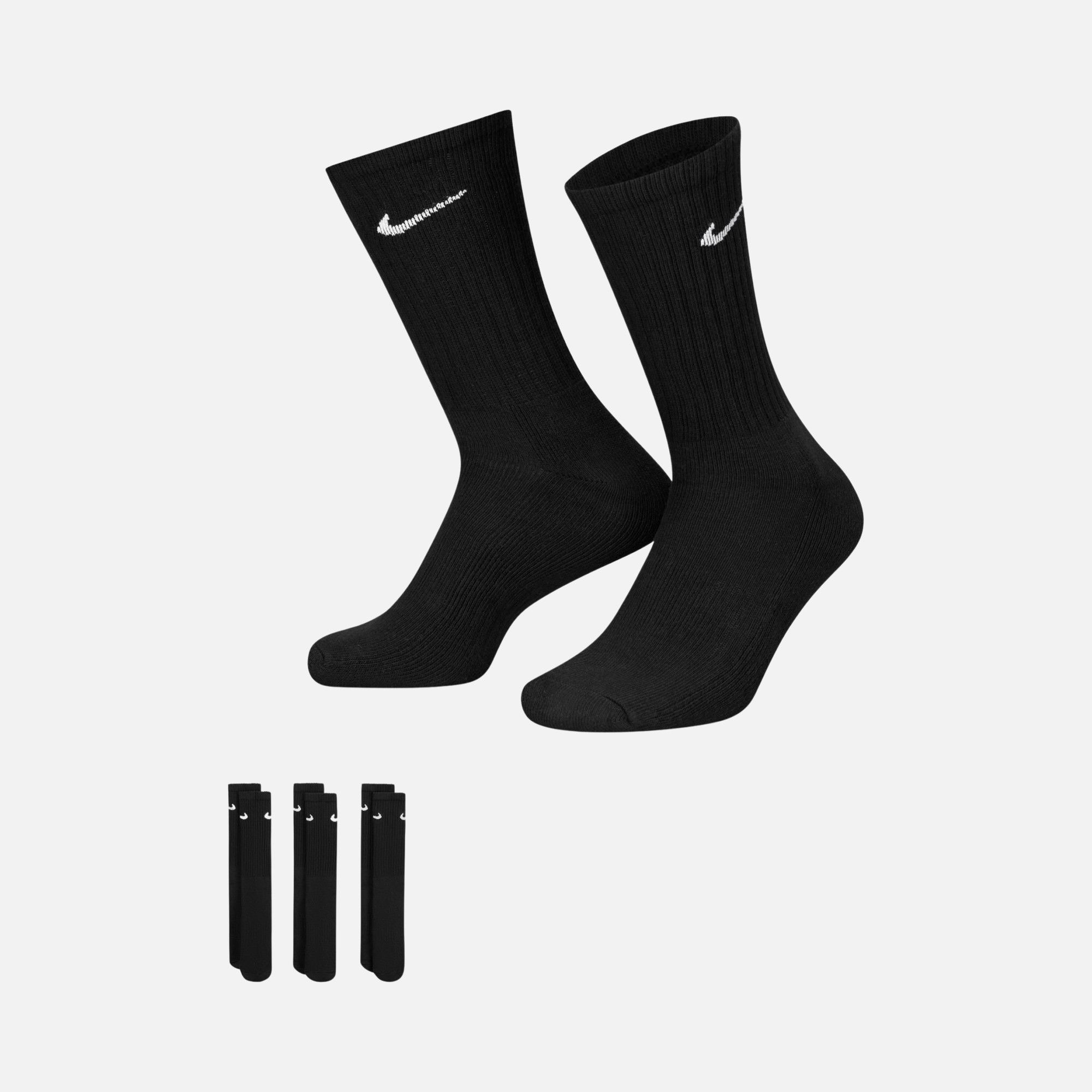 Nike Value Cotton Crew Training (3 Pairs) Erkek Çorap