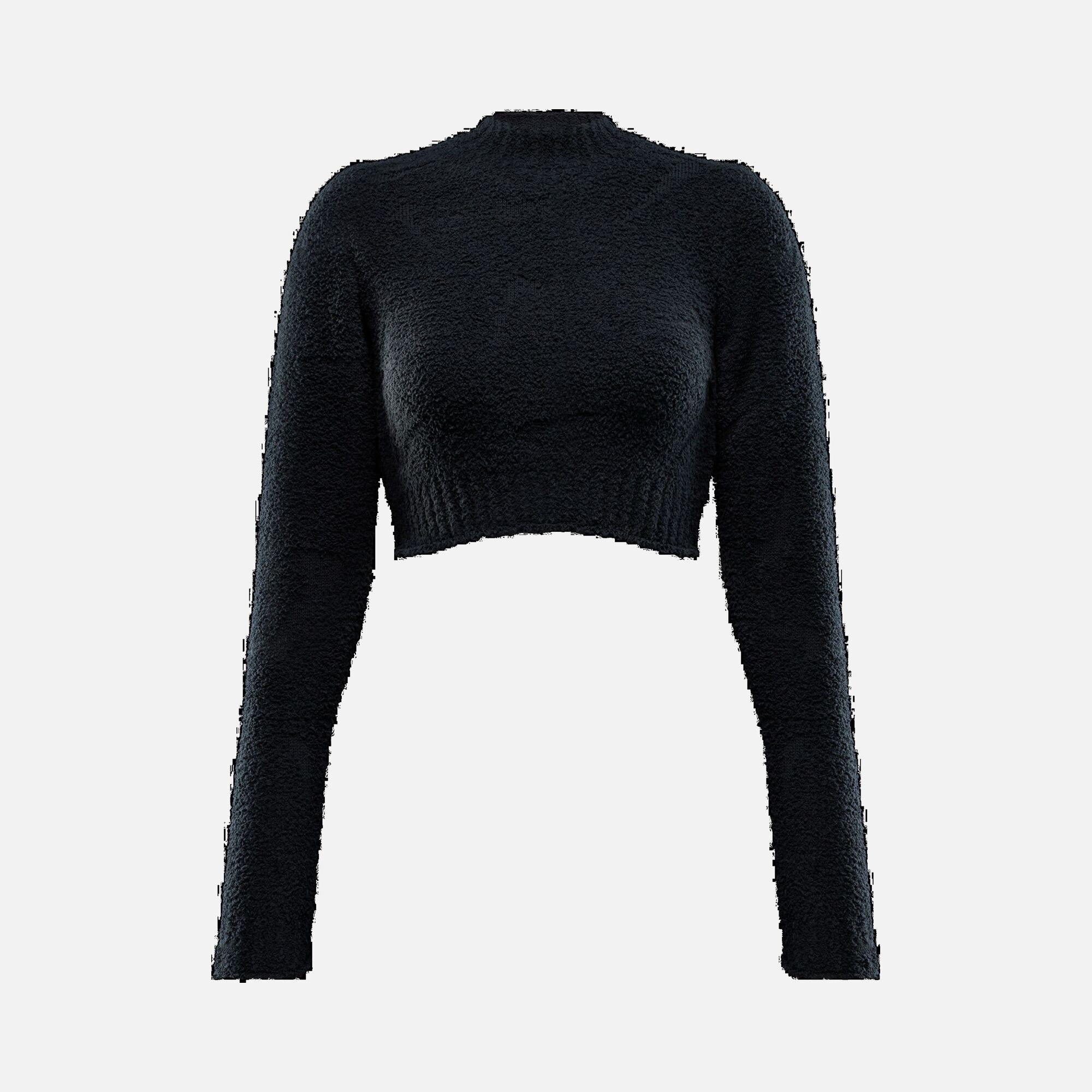 Nike Sportswear Phoenix Cozy Bouclé Tight Knit Long-Sleeve Kadın Tişört