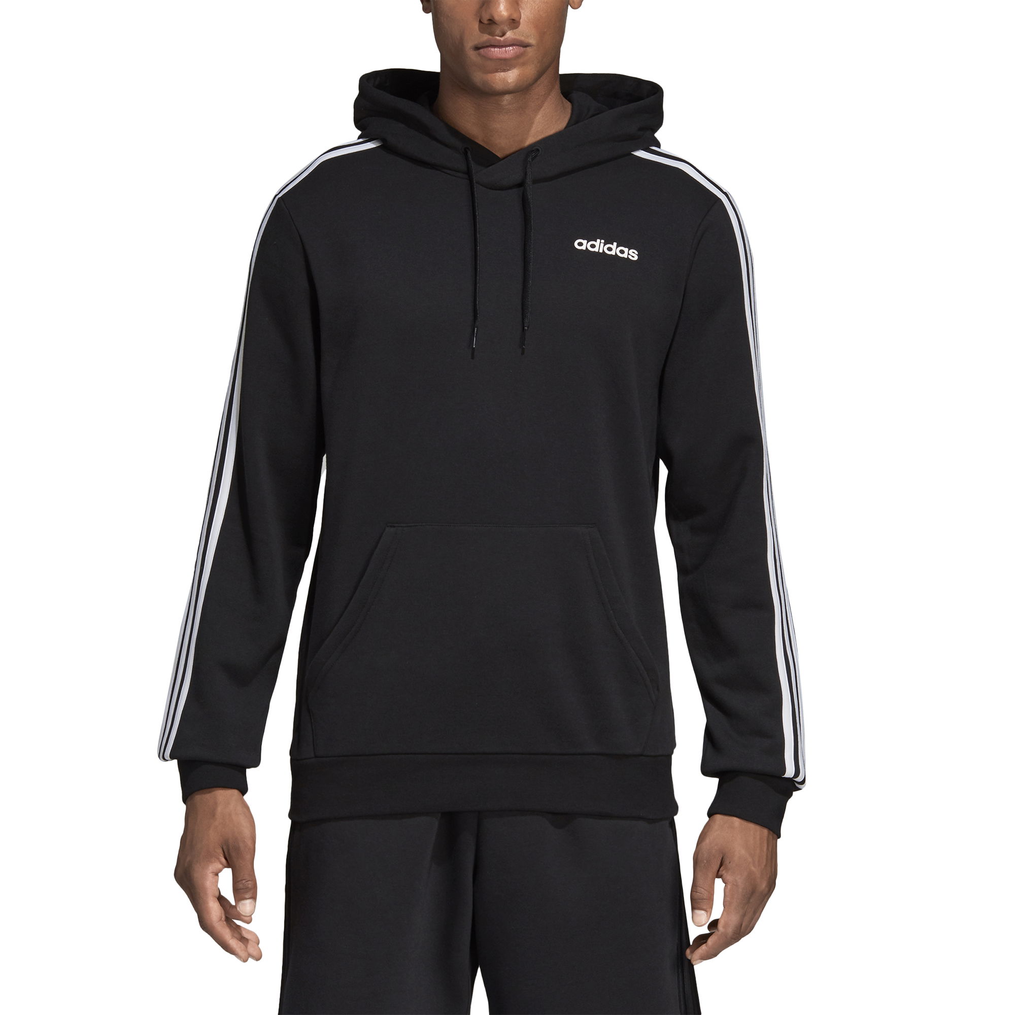 adidas Essentials 3-StripeS Pullover Hoodie Erkek Sweatshirt