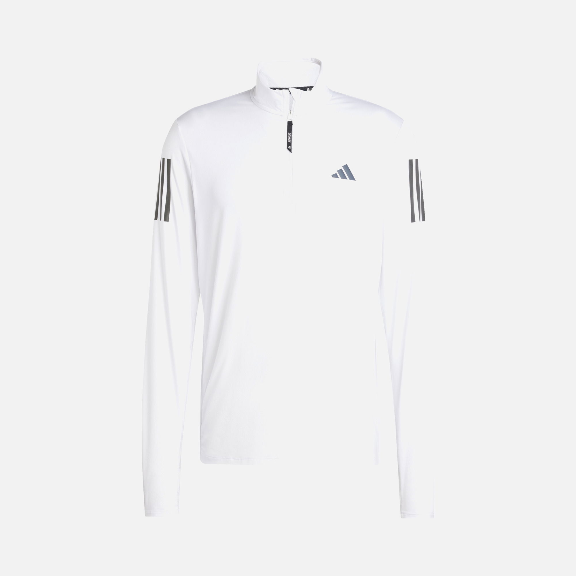 adidas AEROREADY Own the Run Half-Zip Long-Sleeve Erkek Tişört