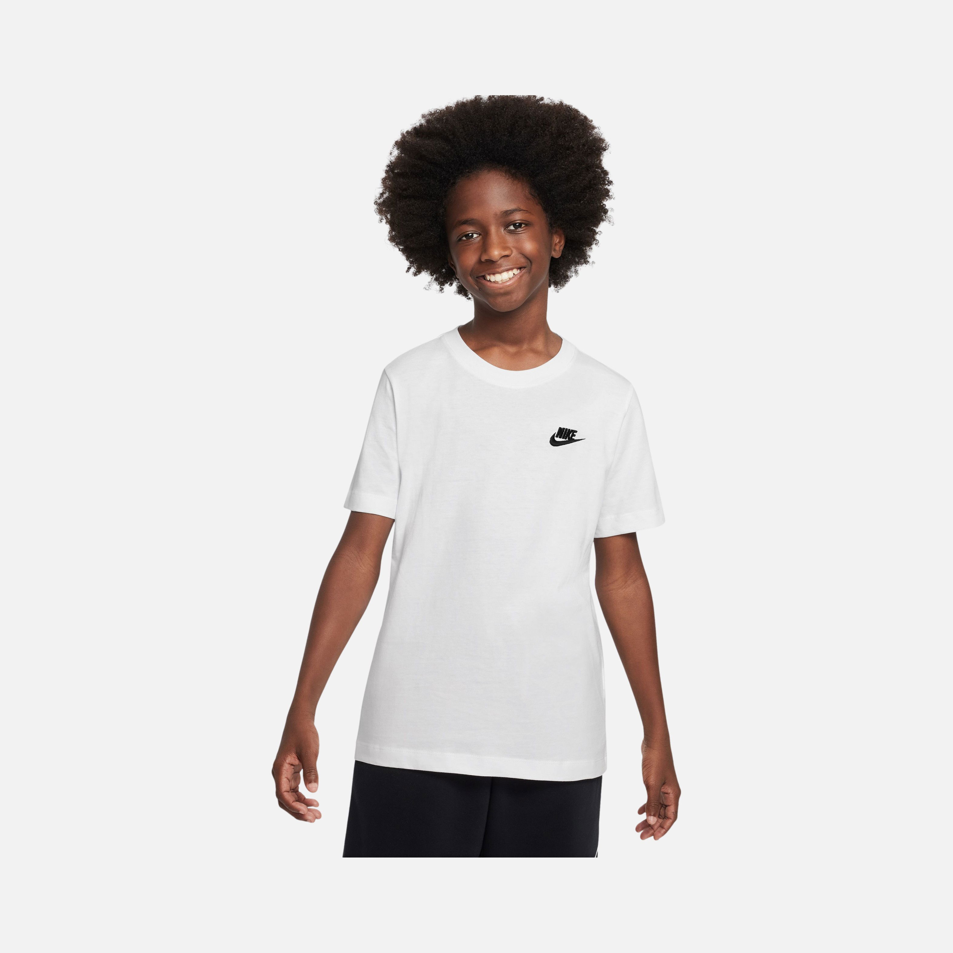 Nike Sportswear Embroidered Futura LBR Short-Sleeve Çocuk Tişört