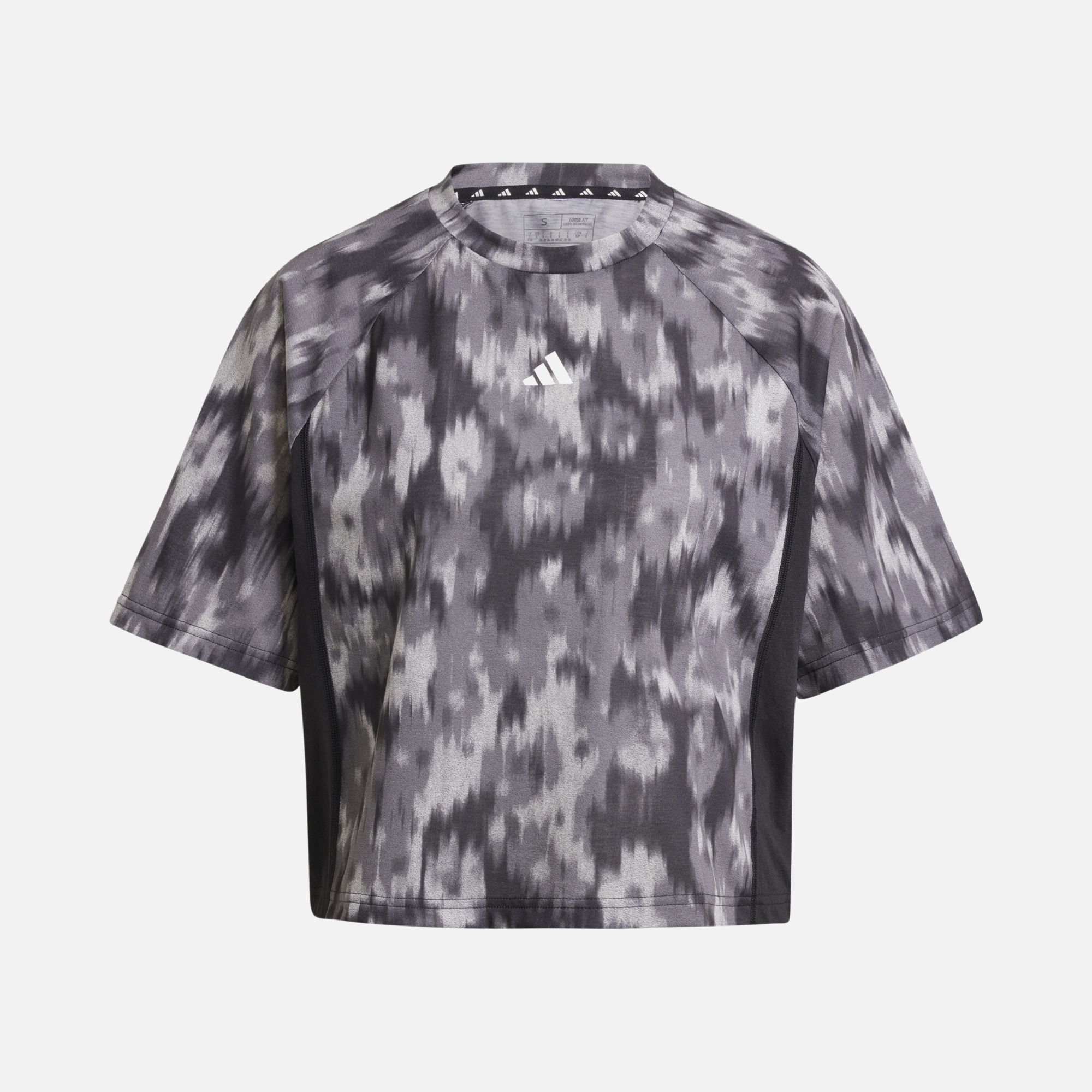 adidas AEROREADY Allover Print Flower Performance Training Short-Sleeve Kadın Tişört