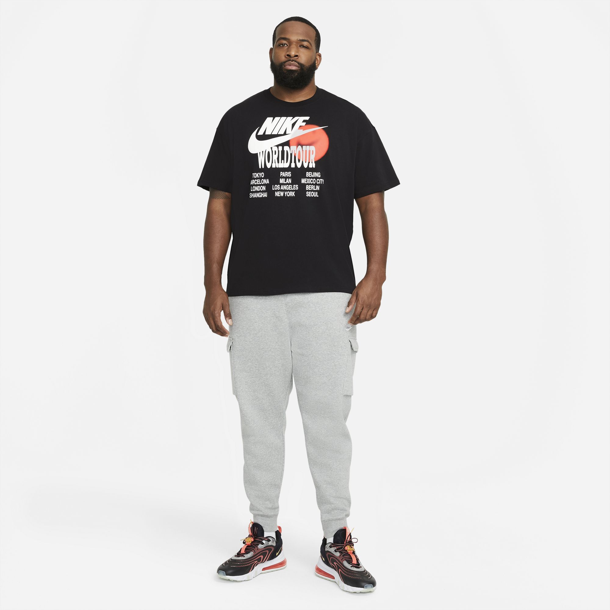 Nike Sportswear World Tour Short-Sleeve Erkek Tişört