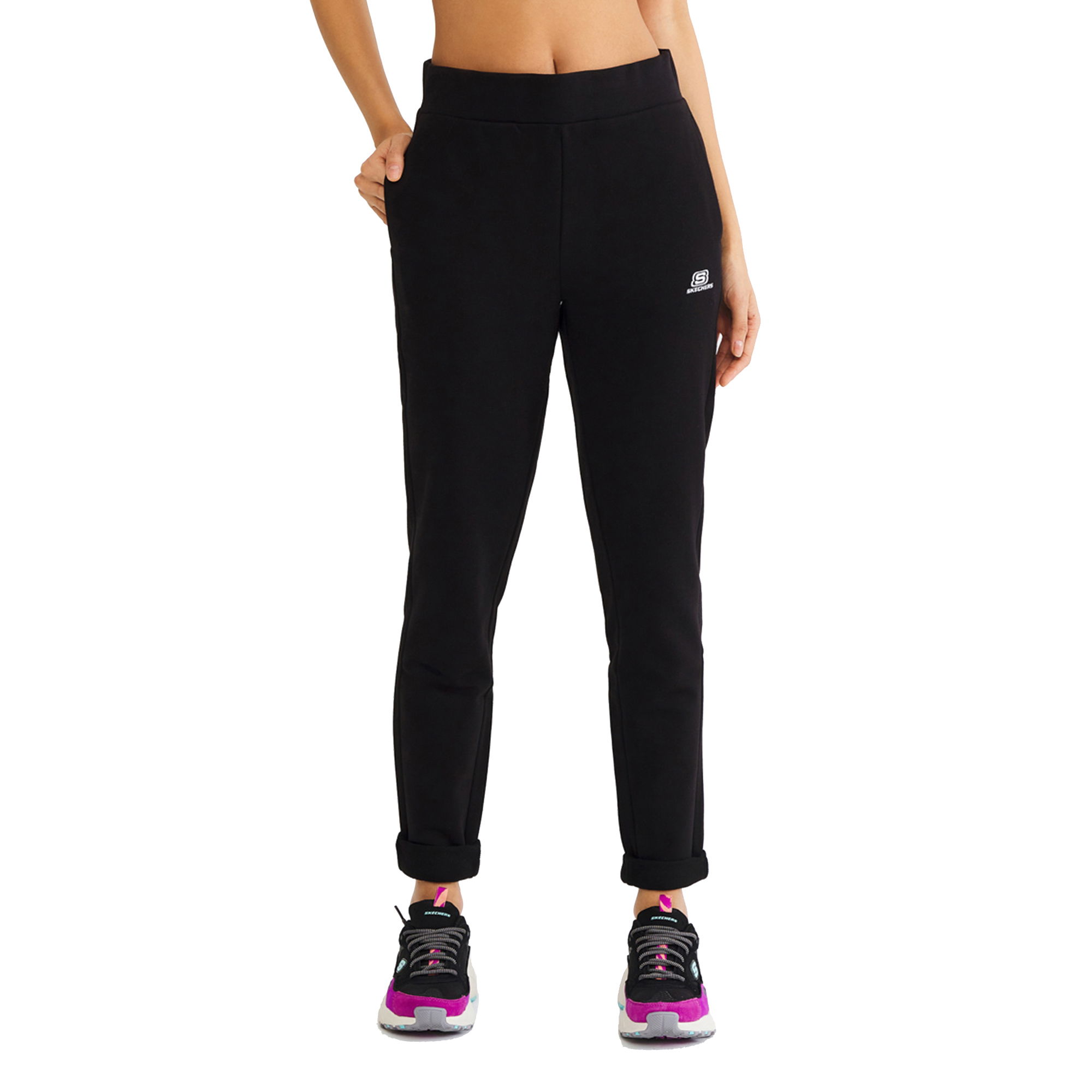 Skechers Lightweight Fleece Fashion Basic Slim Kadın Eşofman Altı