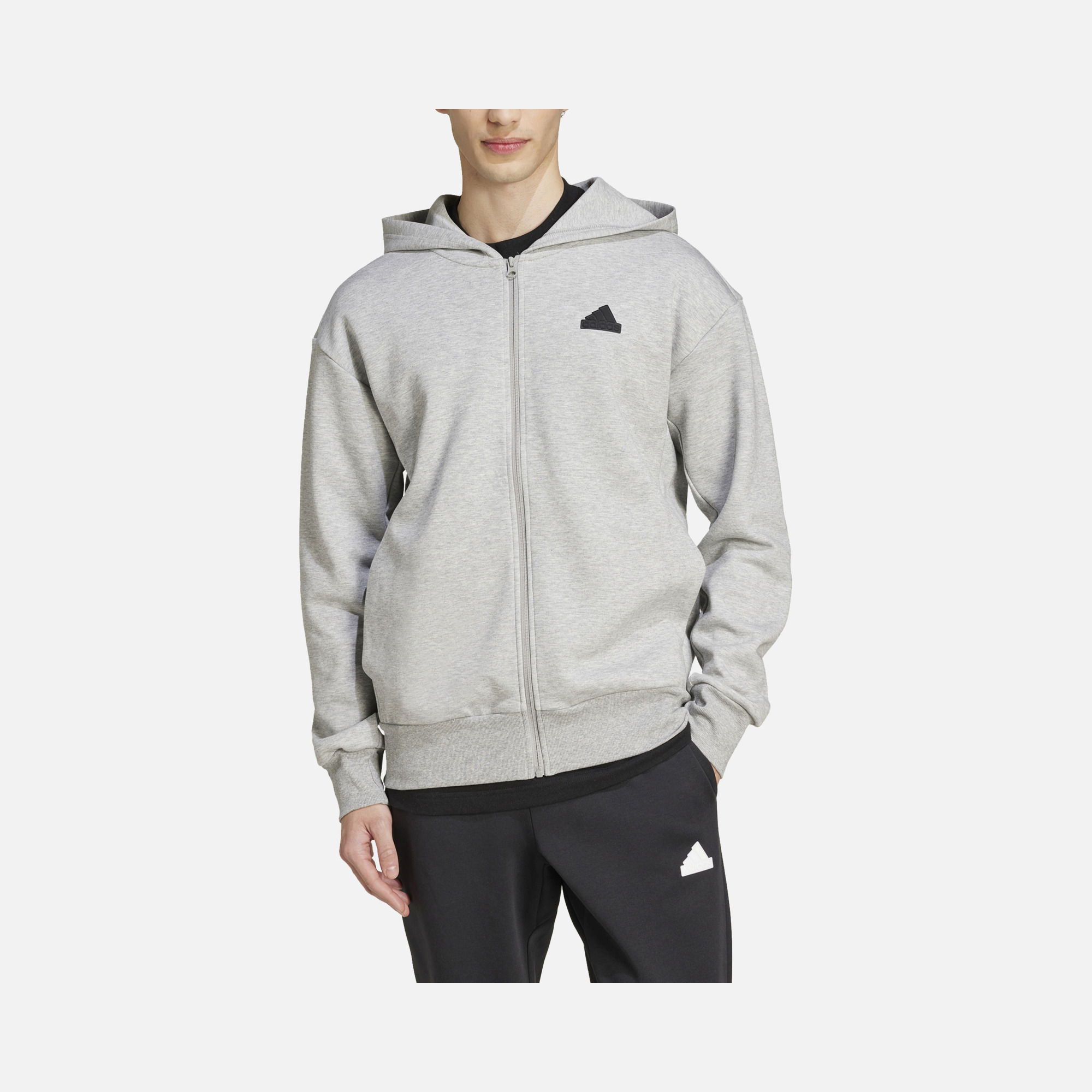 adidas Sportswear Future Icons Doubleknit FW24 Full-Zip Hoodie Erkek Sweatshirt