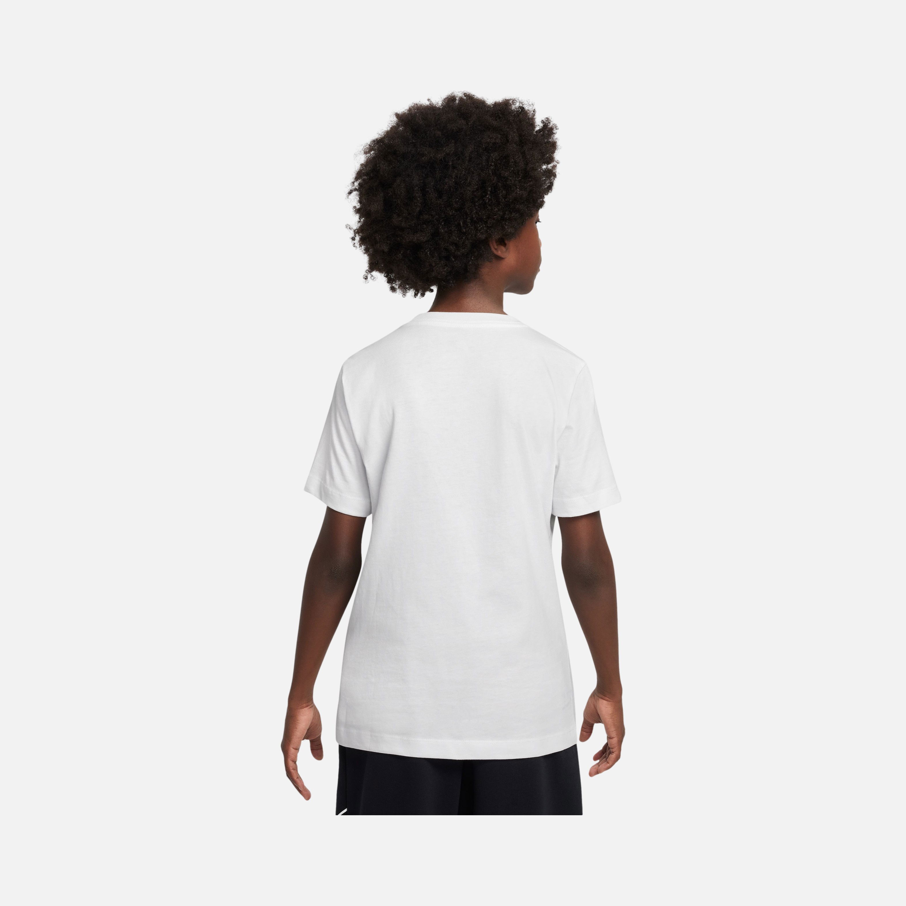 Nike Sportswear Embroidered Futura LBR Short-Sleeve Çocuk Tişört