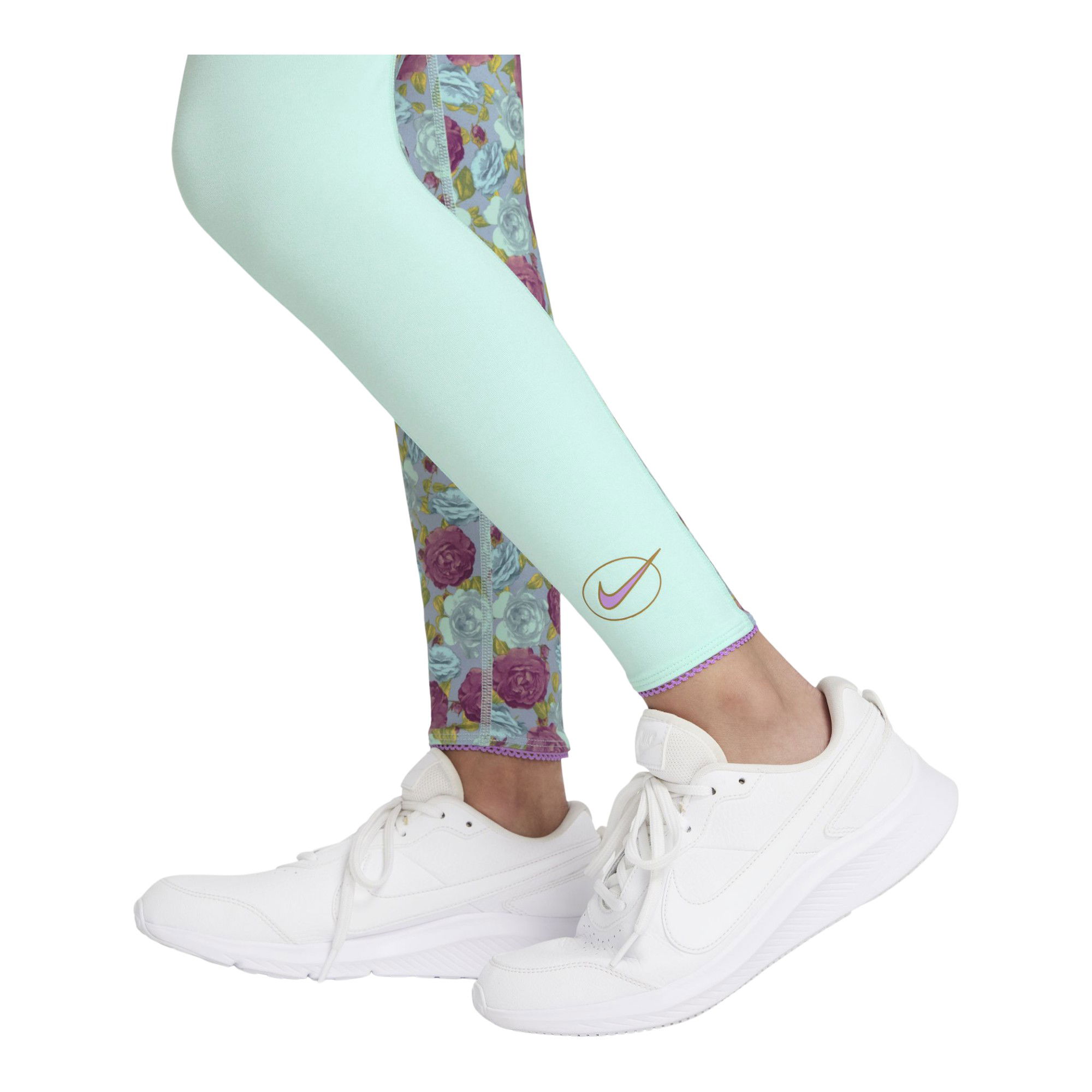 Nike Dri-Fit One Luxe Flover Printed (Girls') Çocuk Tayt
