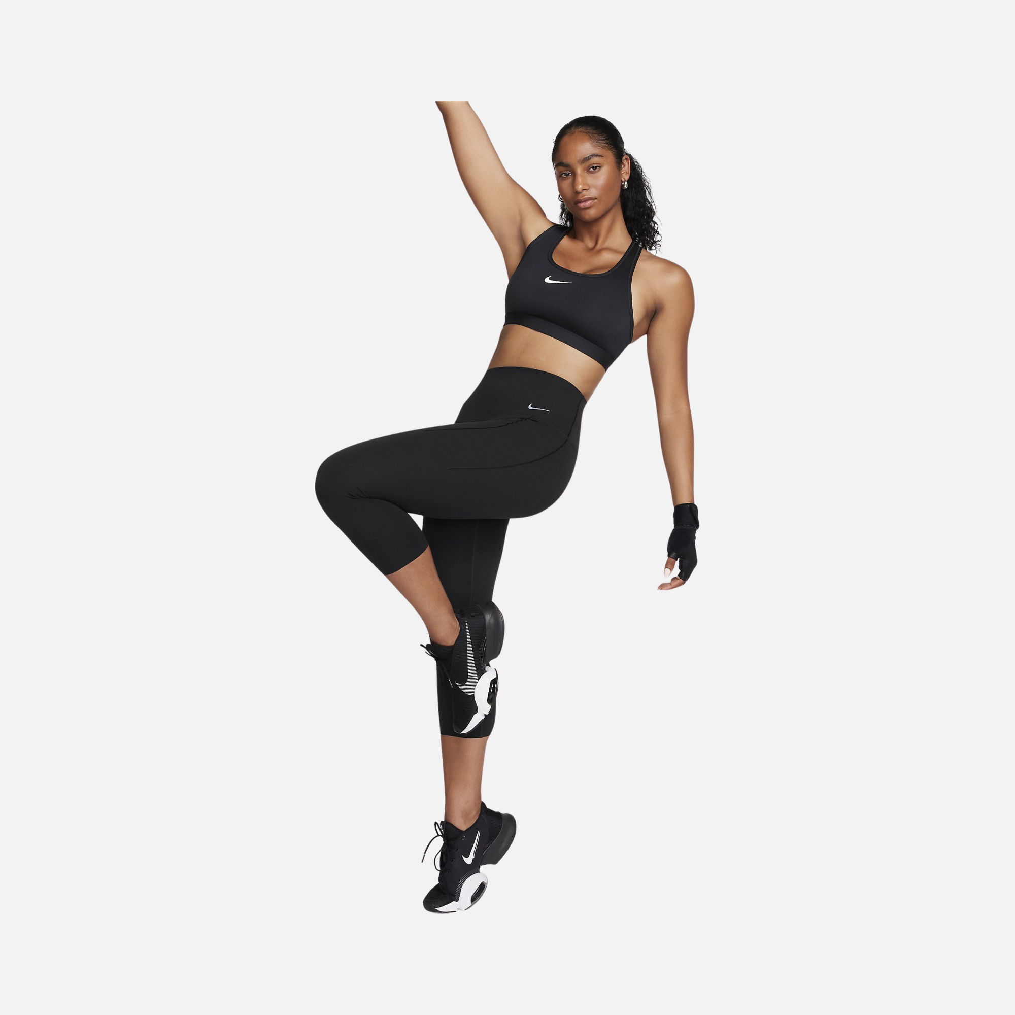 Nike Universa Medium-Support High-Waisted Cropped Kadın Tayt