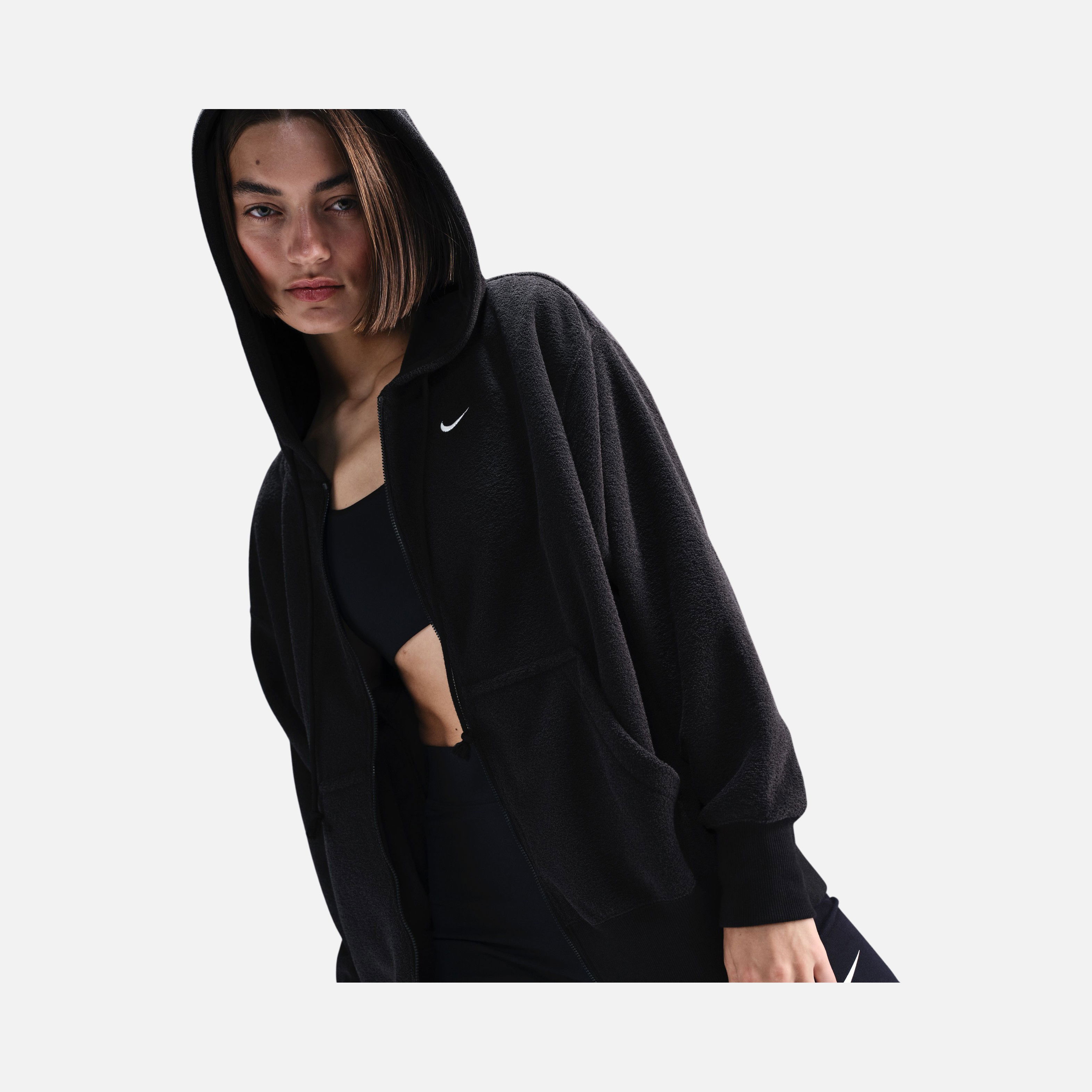 Nike Sportswear Phoenix Plsh Full-Zip Hoodie Kadın Sweatshirt