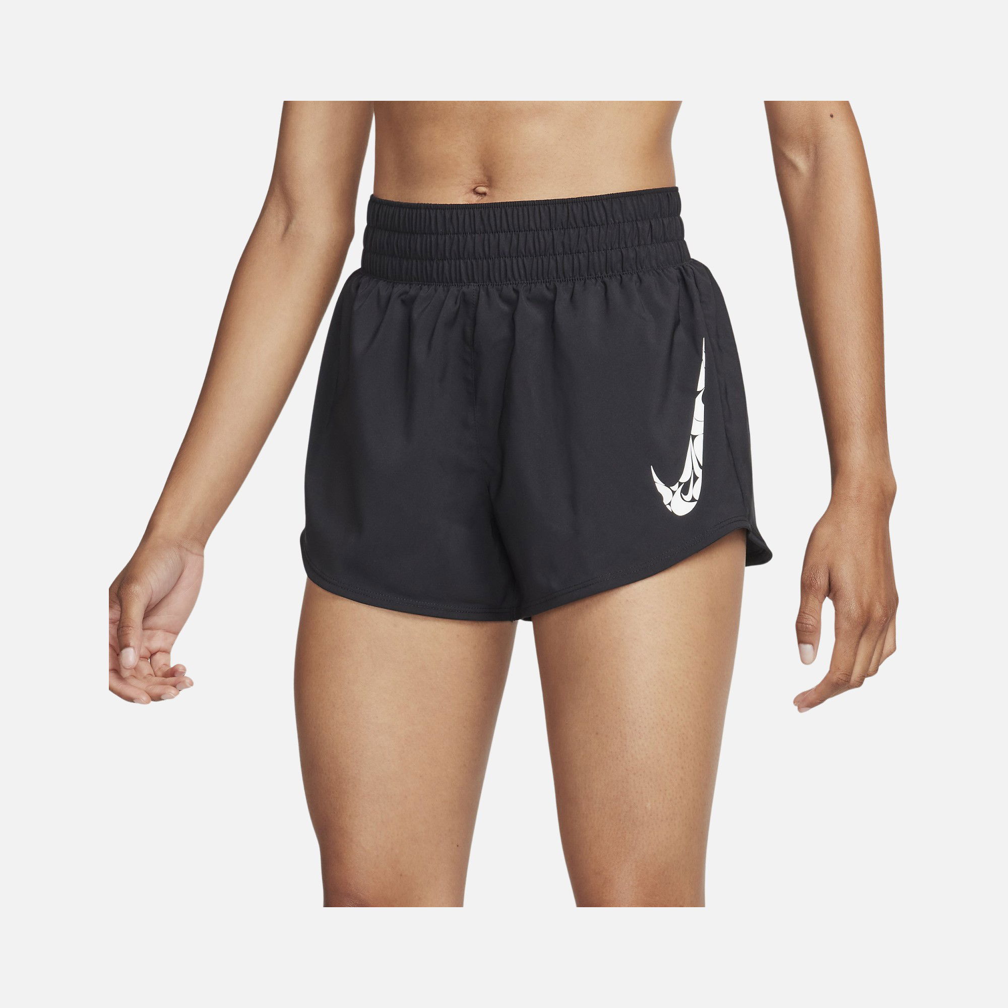 Nike One Swoosh Dri-Fit Mid-Rise 8cm (approx.) Brief-Lined Running Kadın Şort