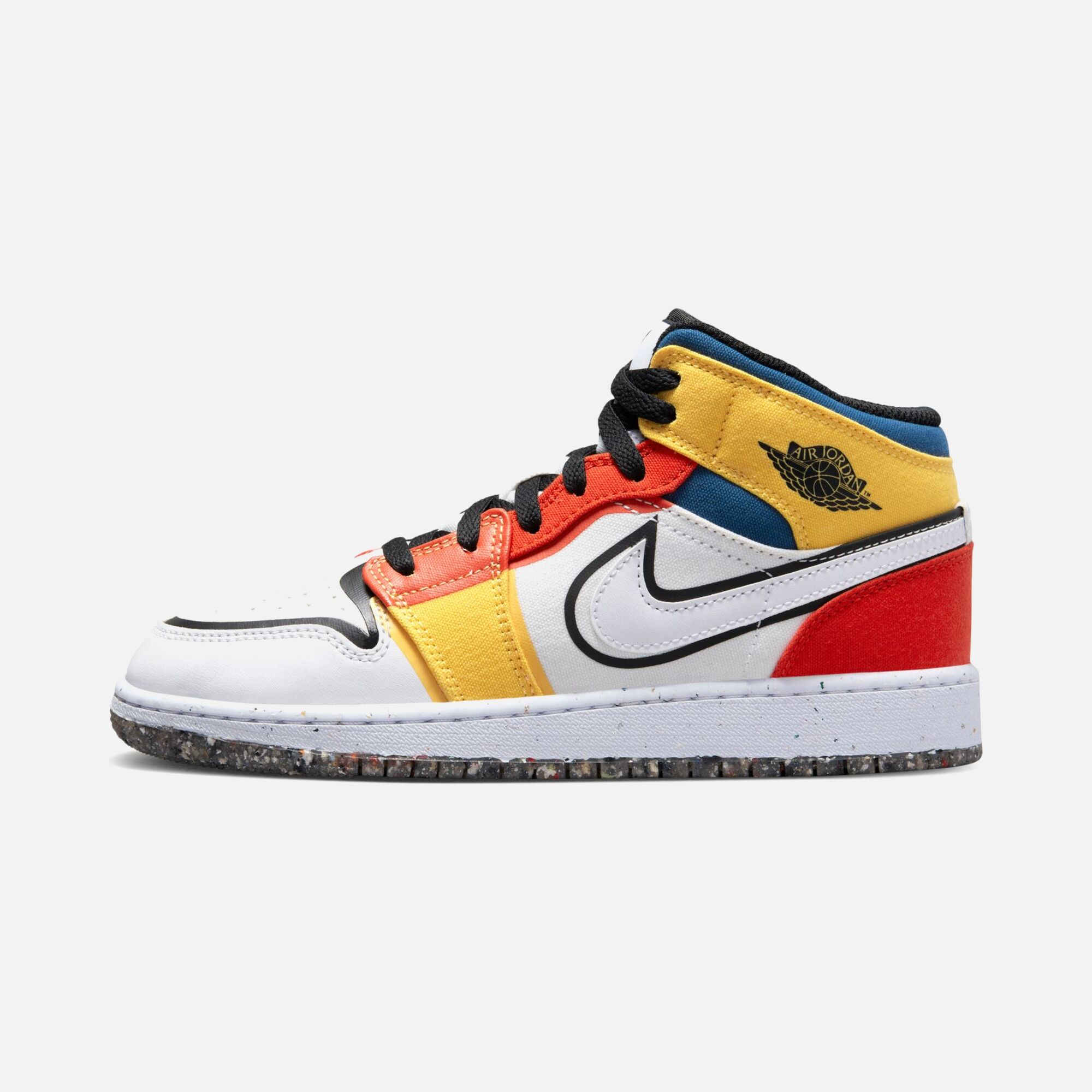 Nike Air Jordan 1 Mid SE Canvas (GS) Spor Ayakkabı