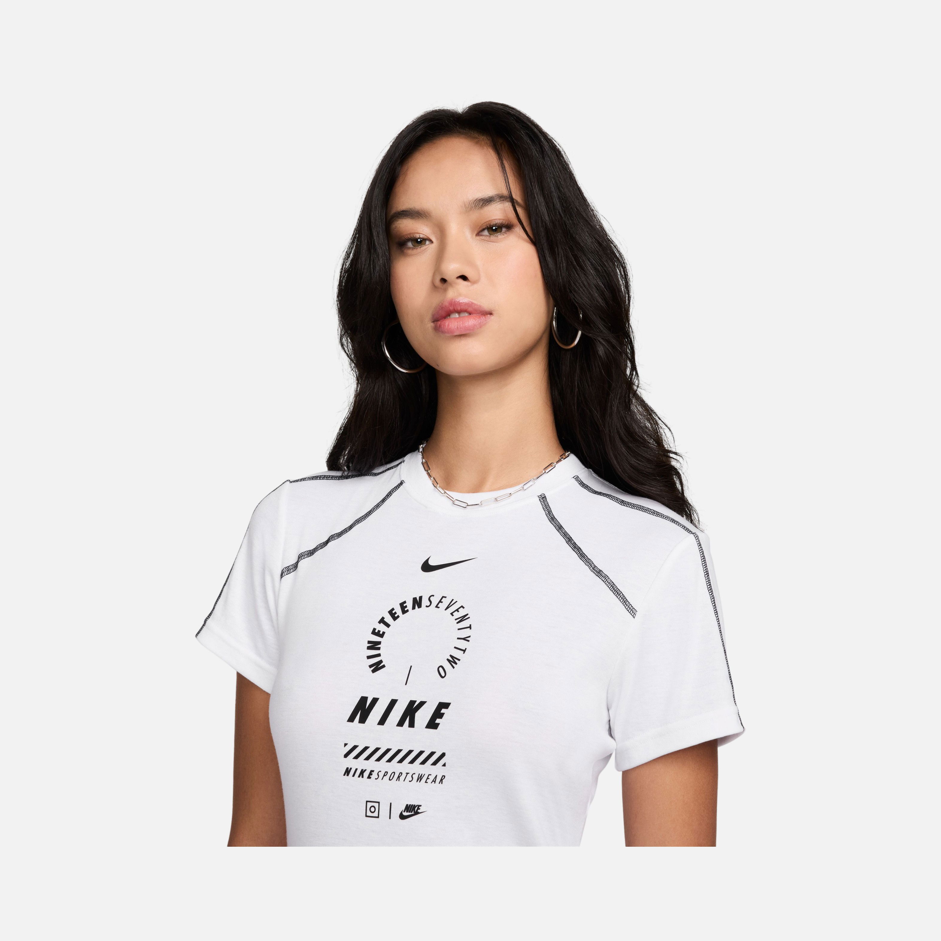 Nike Sportswear Gel Mesh Fabric Short-Sleeve Kadın Elbise