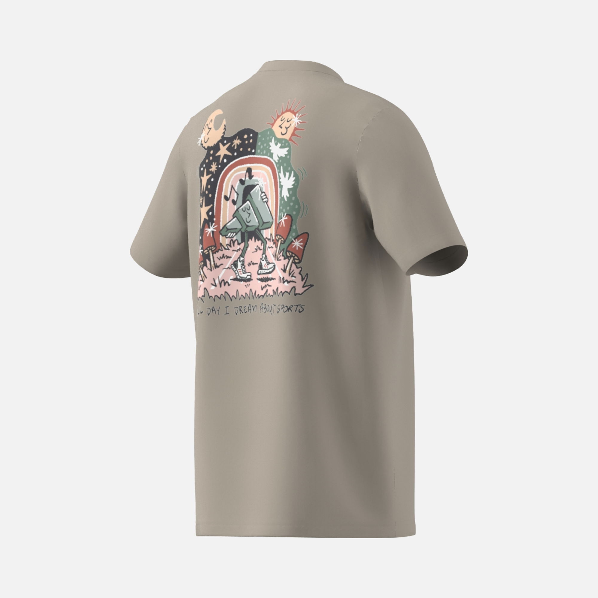 adidas Sportswear Elevated Doodle Puff Graphic Short-Sleeve Erkek Tişört