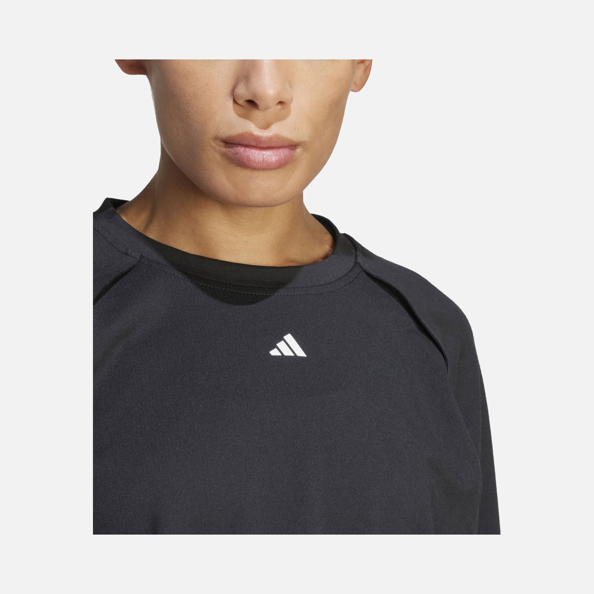 adidas Power Aeroready Crop Cover-Up Training Kadın Sweatshirt