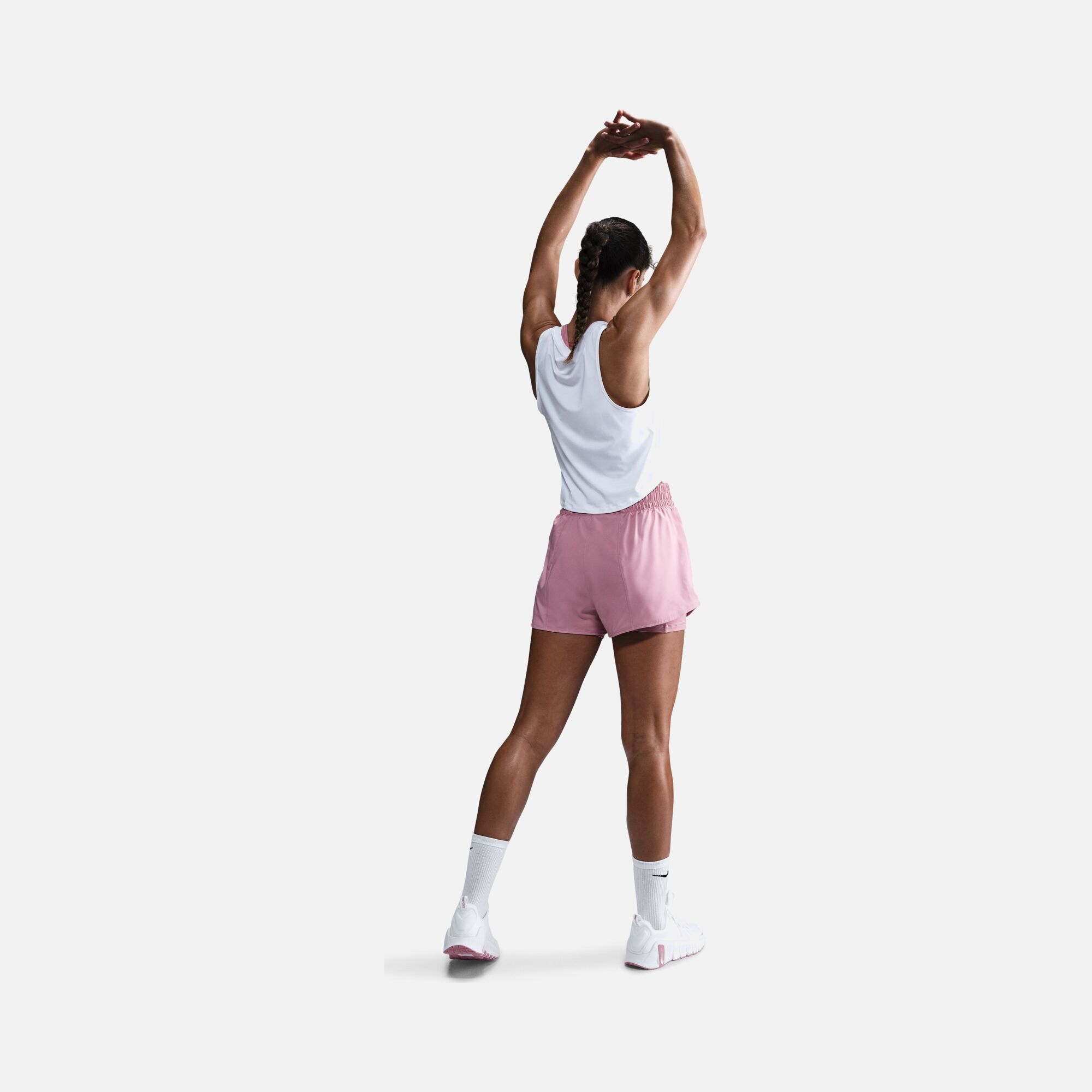 Nike Dri-Fit One High-Waisted 3" 2-in-1 Training Kadın Şort