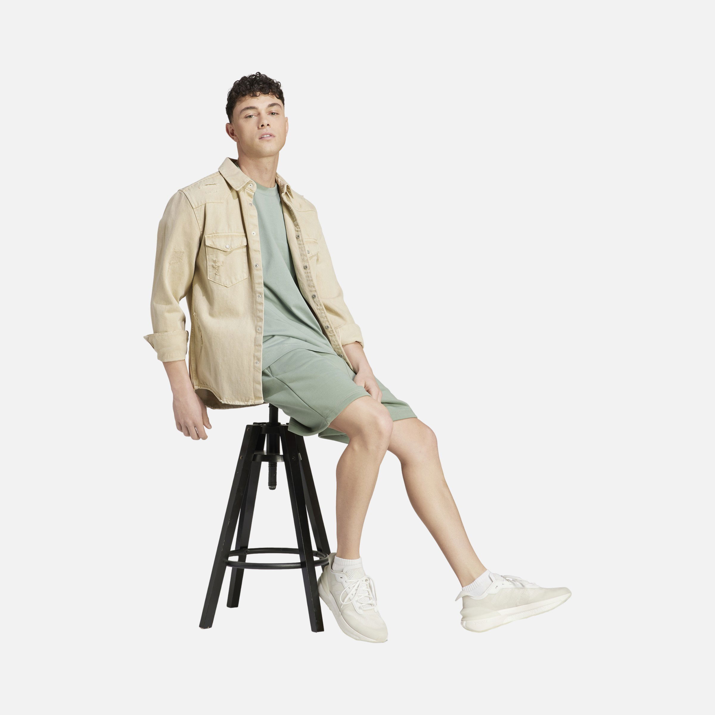 adidas Sportswear Lounge Short-Sleeve Erkek Tişört