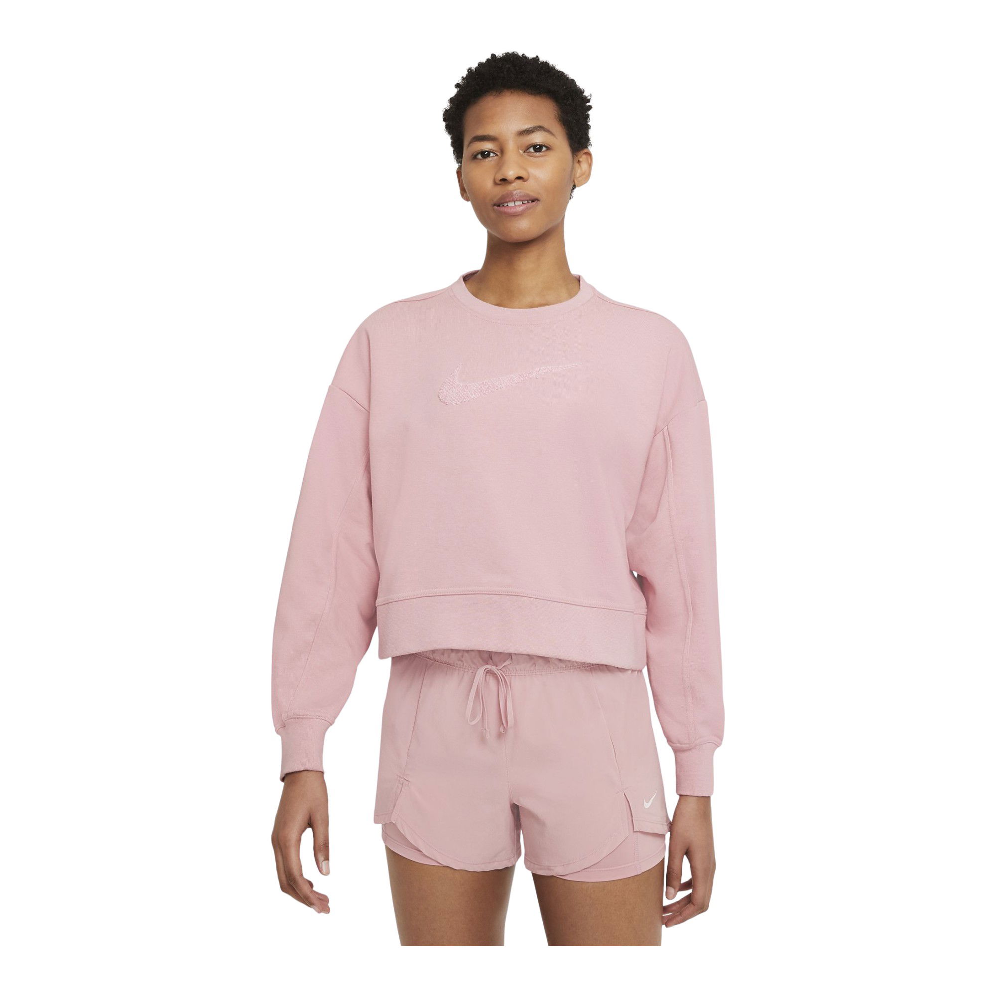 Nike Dri-Fit Get Fit Swoosh Training Kadın Sweatshirt