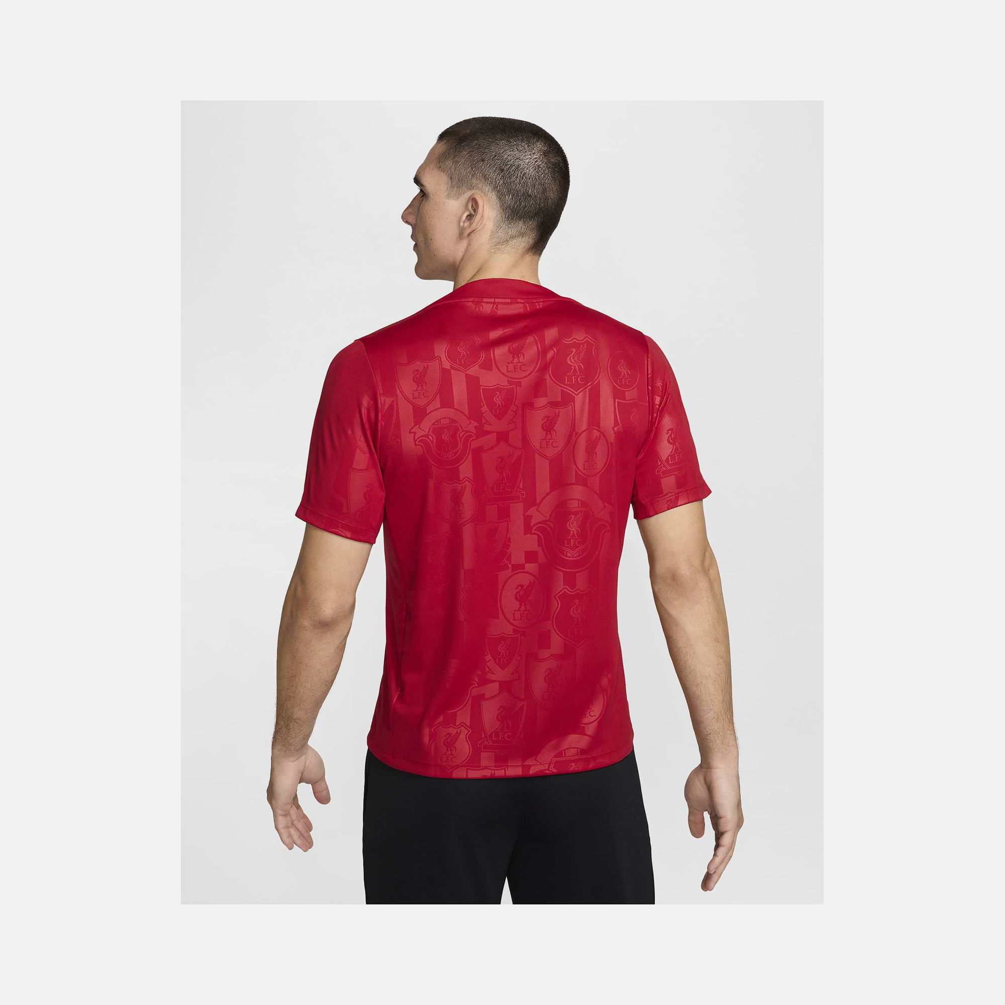 Nike Liverpool F.C. Academy Pro Dri-Fit Football Pre-Match Short-Sleeve Erkek Tişört