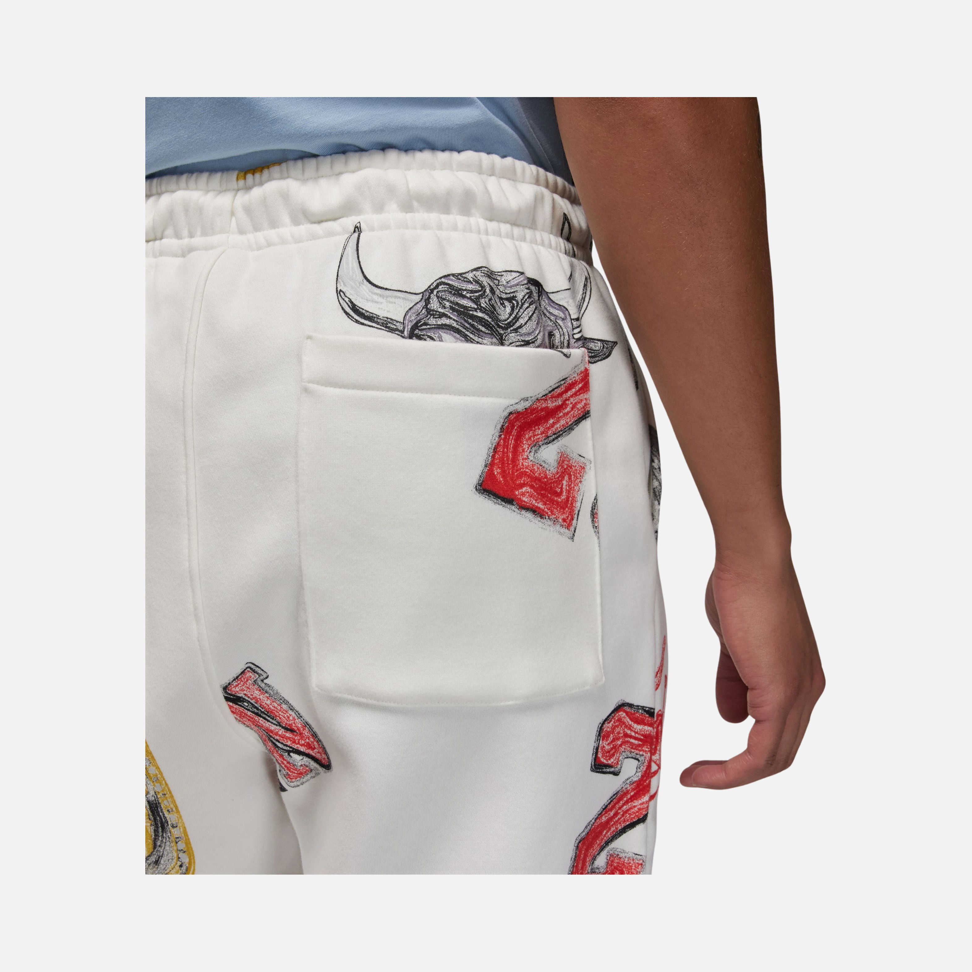 Nike Jordan Essentials Fleece All-Over Printed Erkek Eşofman Altı