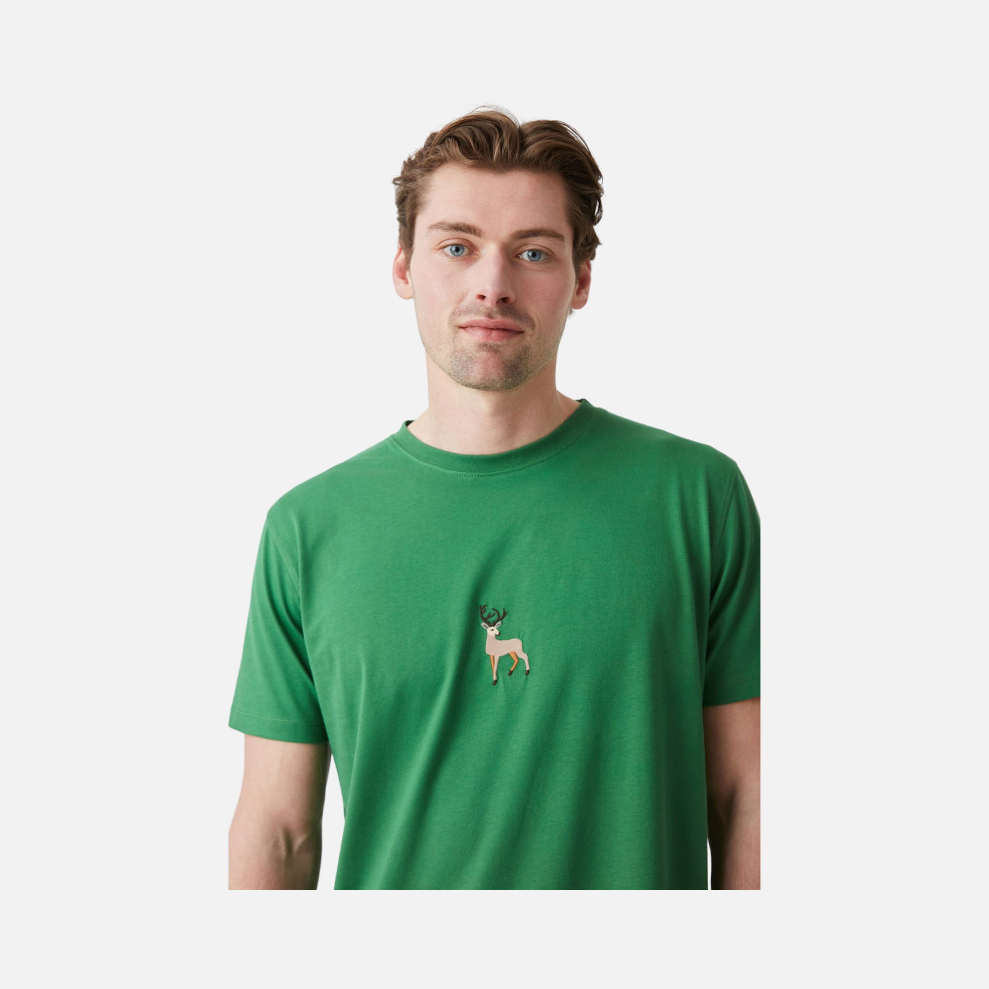 WWF Sportswear Geyik Embroidered Oversize Short-Sleeve Unisex Tişört