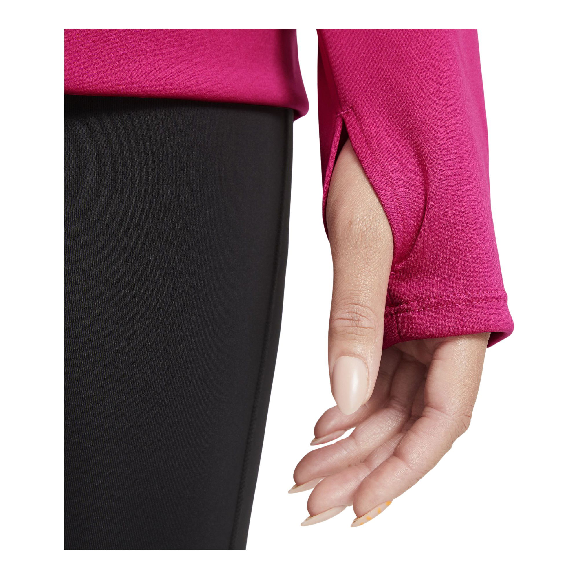 Nike Swoosh Running Half-Zip Long-Sleeve Kadın Tişört