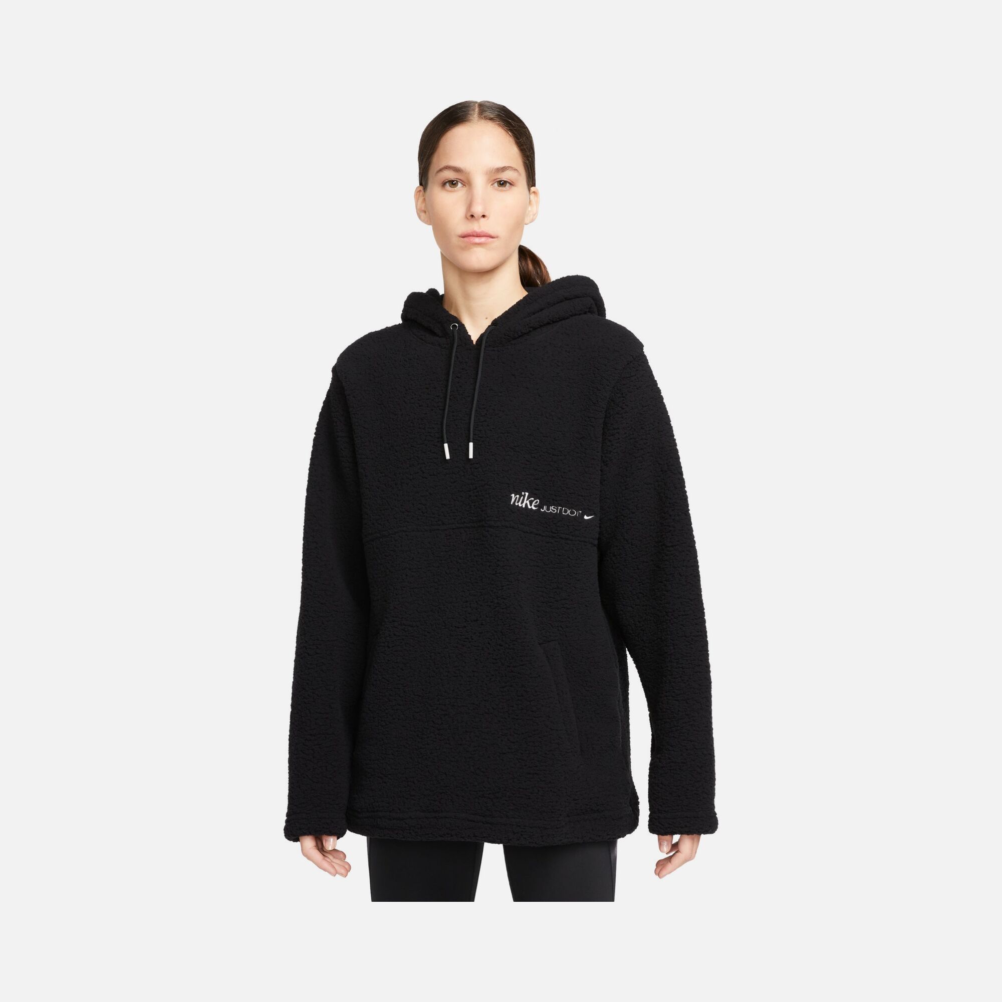 Nike Therma-Fit Cozy Fleece ''Just Do It'' Training Hoodie Kadın Sweatshirt