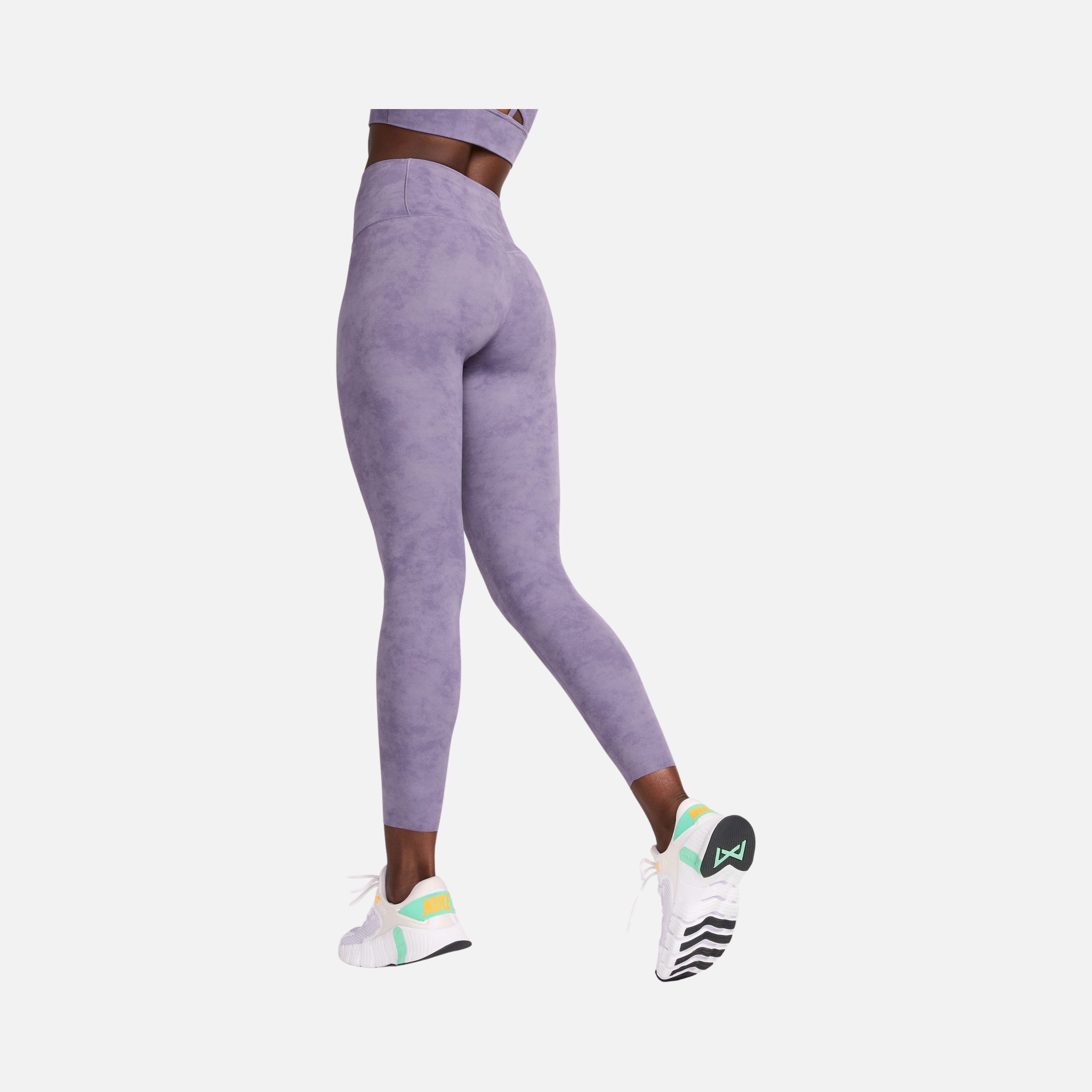 Nike Dri-Fit Zenvy High-Waisted 7/8 Tie-Dye Training Kadın Tayt