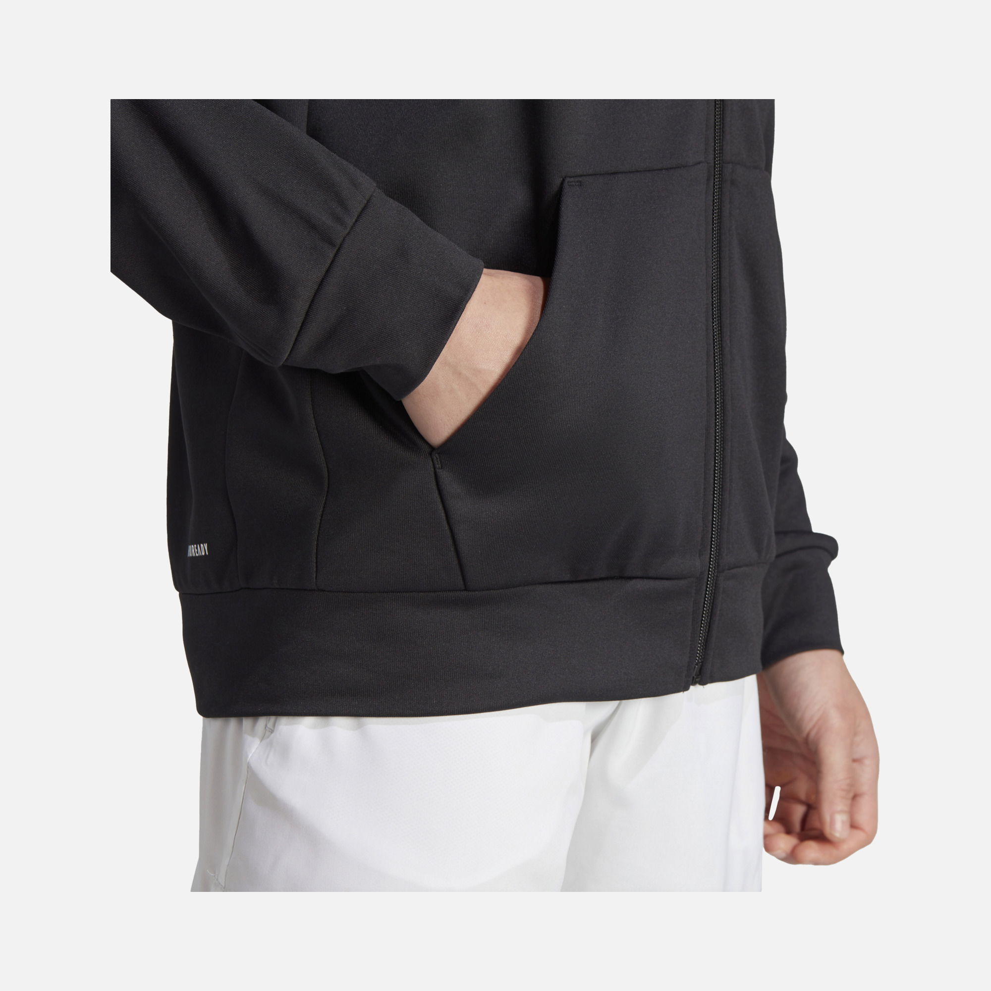 adidas Game and Go Small Logo Training Full-Zip Hoodie Sweatshirt