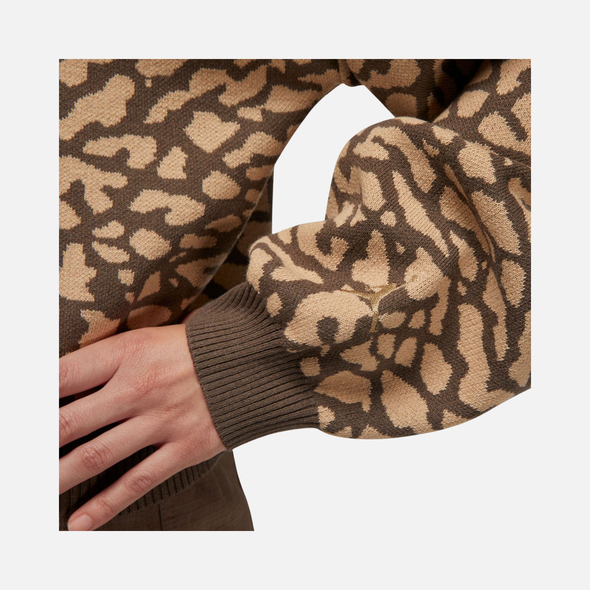 Nike Jordan Jaquard Knit Full-Button Kadın Ceket