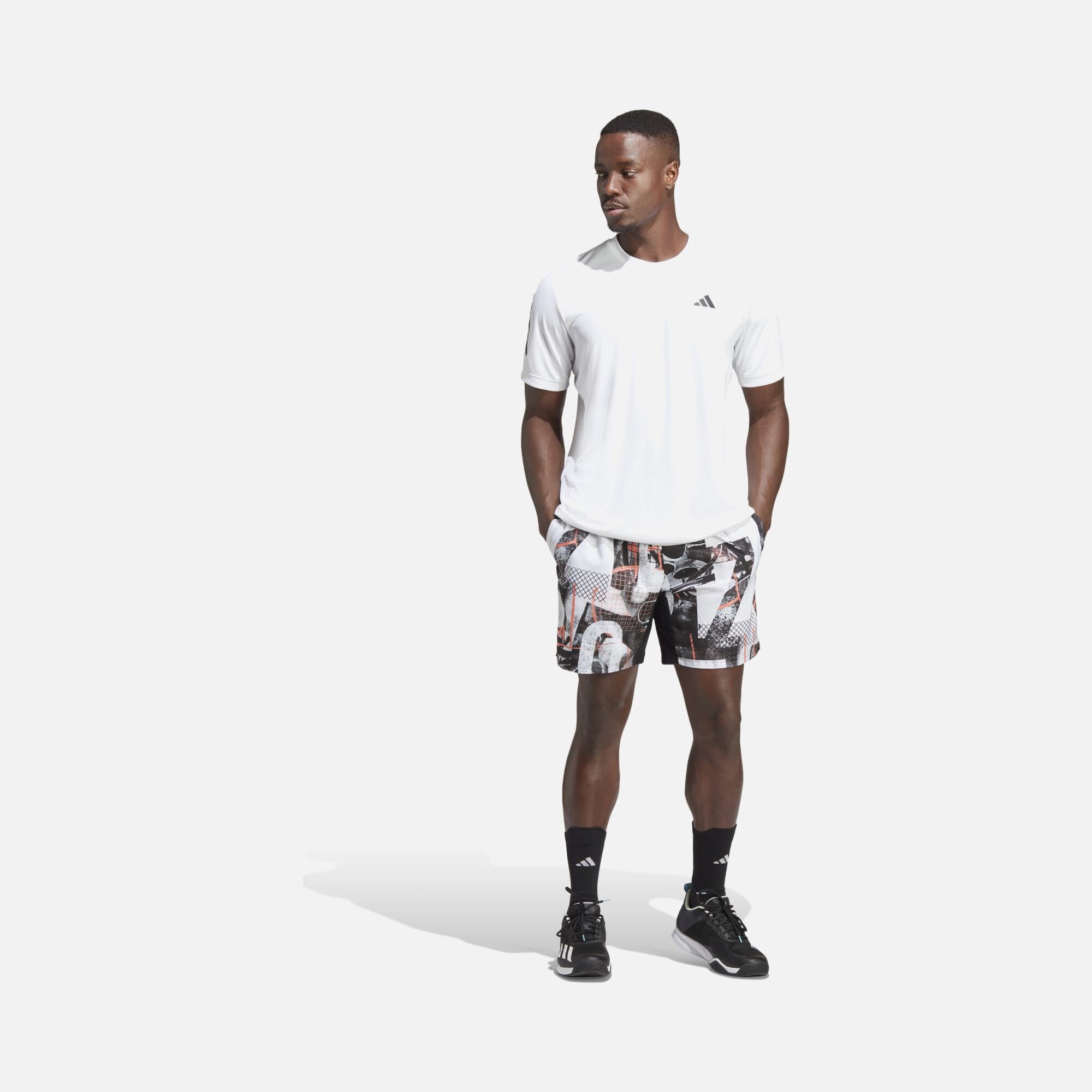 adidas Club 3-Stripes Tennis Short-Sleeve Erkek Tişört