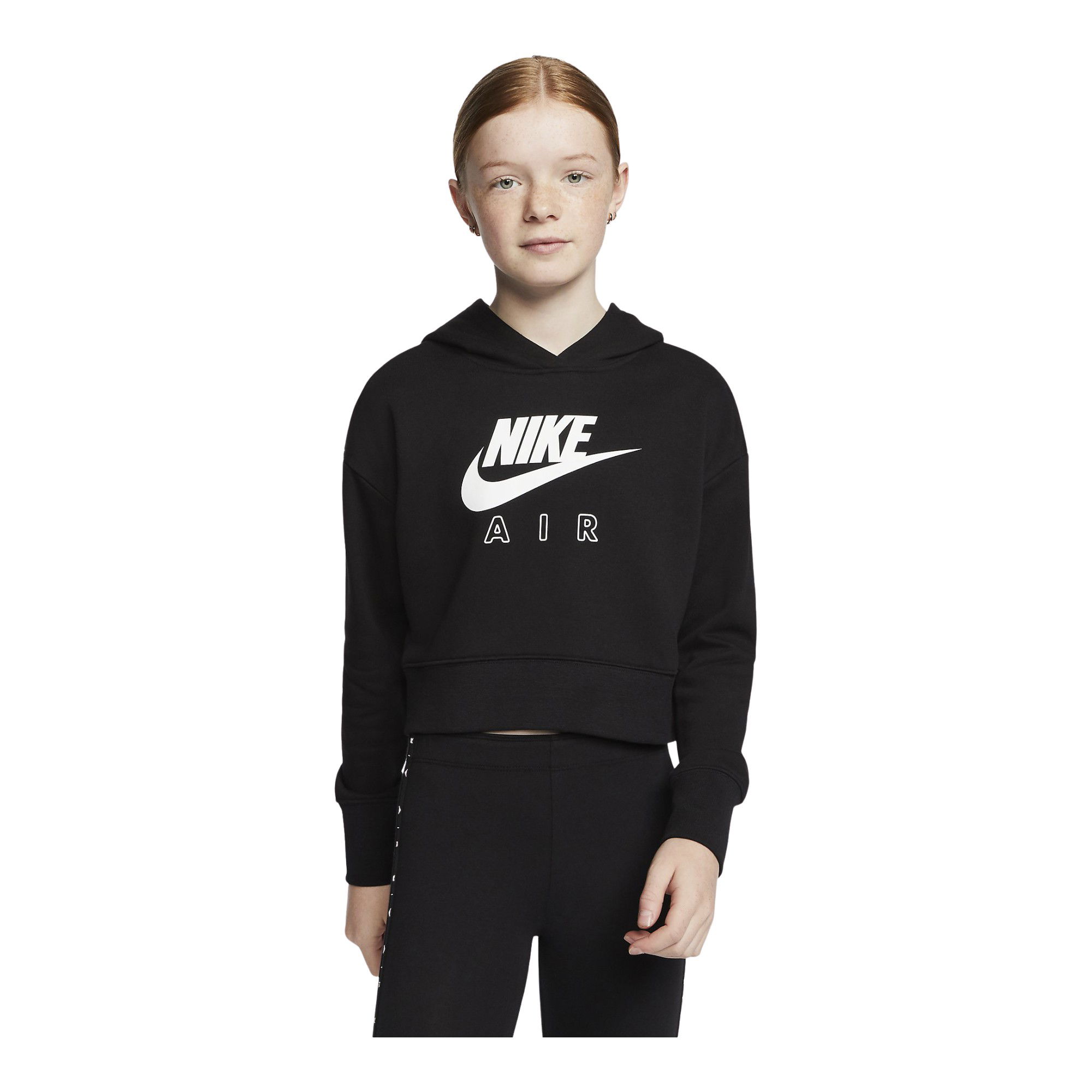 Nike Air Cropped French Terry Hoodie (Girls') Çocuk Sweatshirt