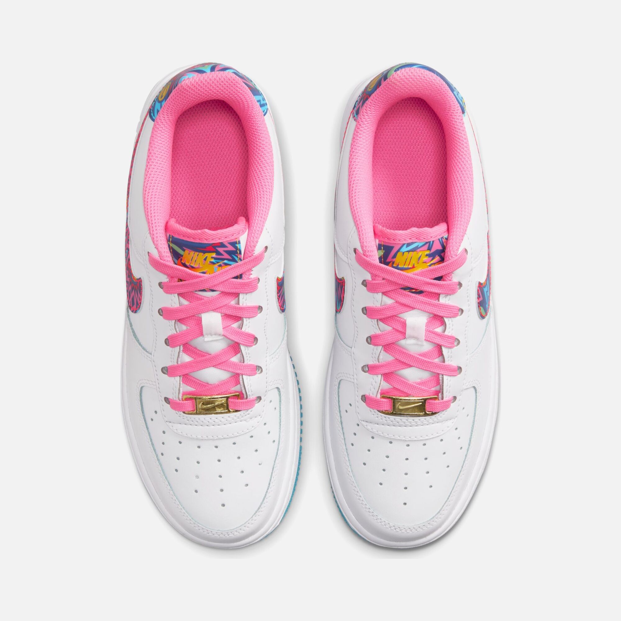 Nike Air Force 1 ''Multi-Color Swoosh'' (GS) Spor Ayakkabı