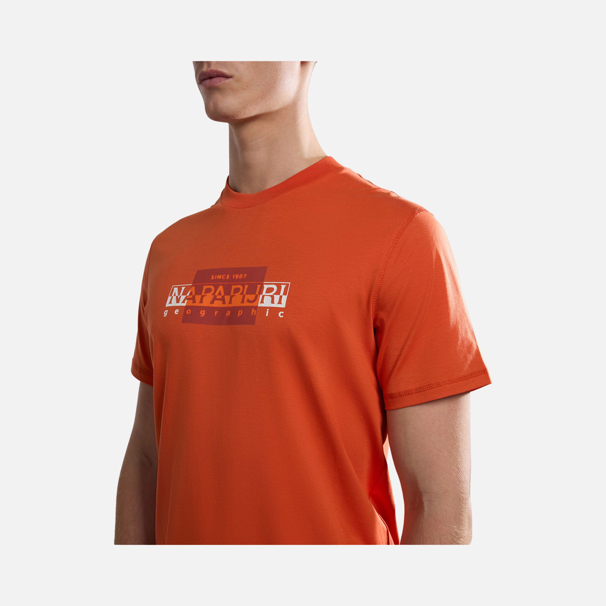 Napapijri Sportswear Smallwood Graphic Short-Sleeve Erkek Tişört