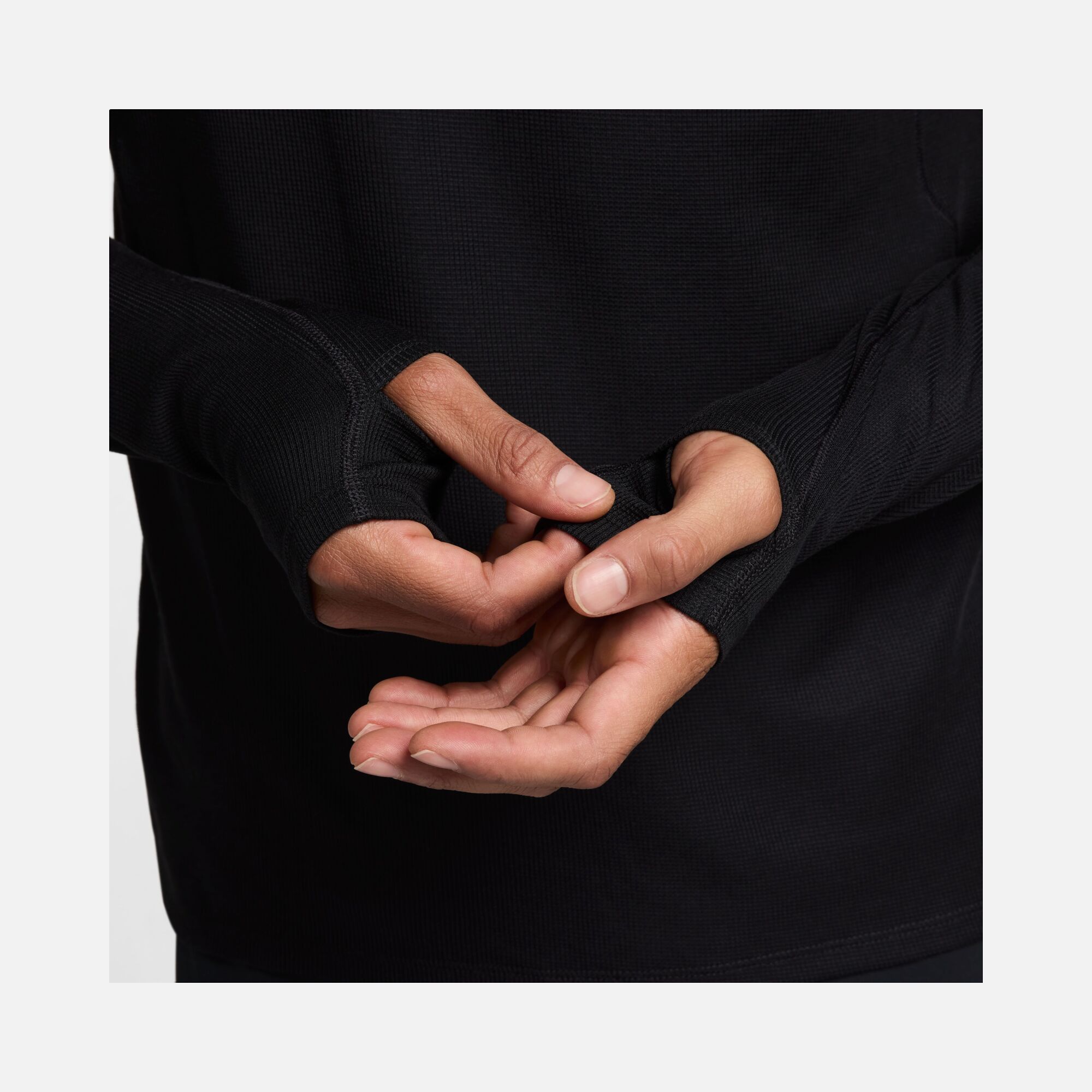 Nike Dri-Fit Mid-Layer Trail Running 1/2-Zip Long-Sleeve Erkek Tişört