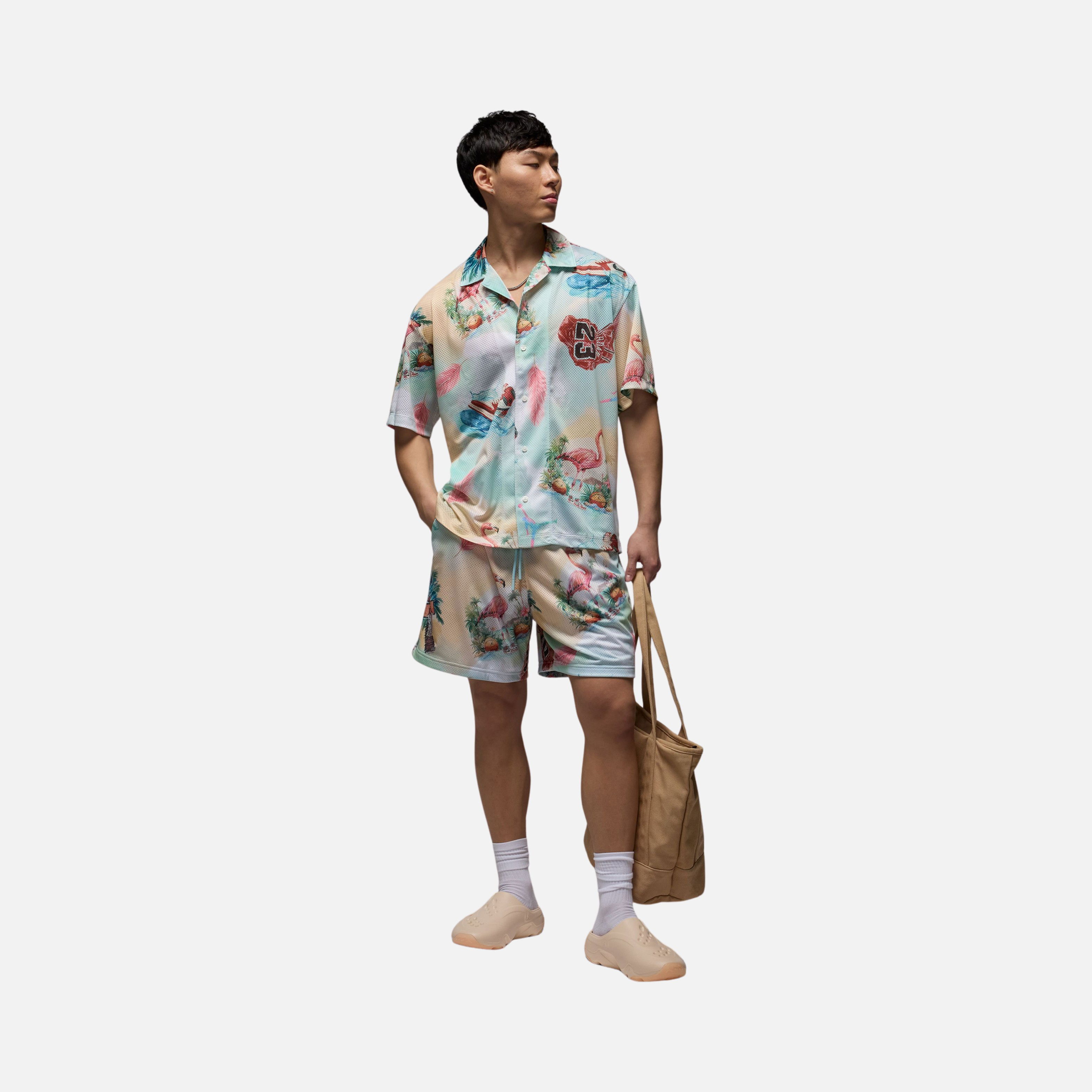 Nike MJ Ess Smr Pk Aop Camp Top Tişört