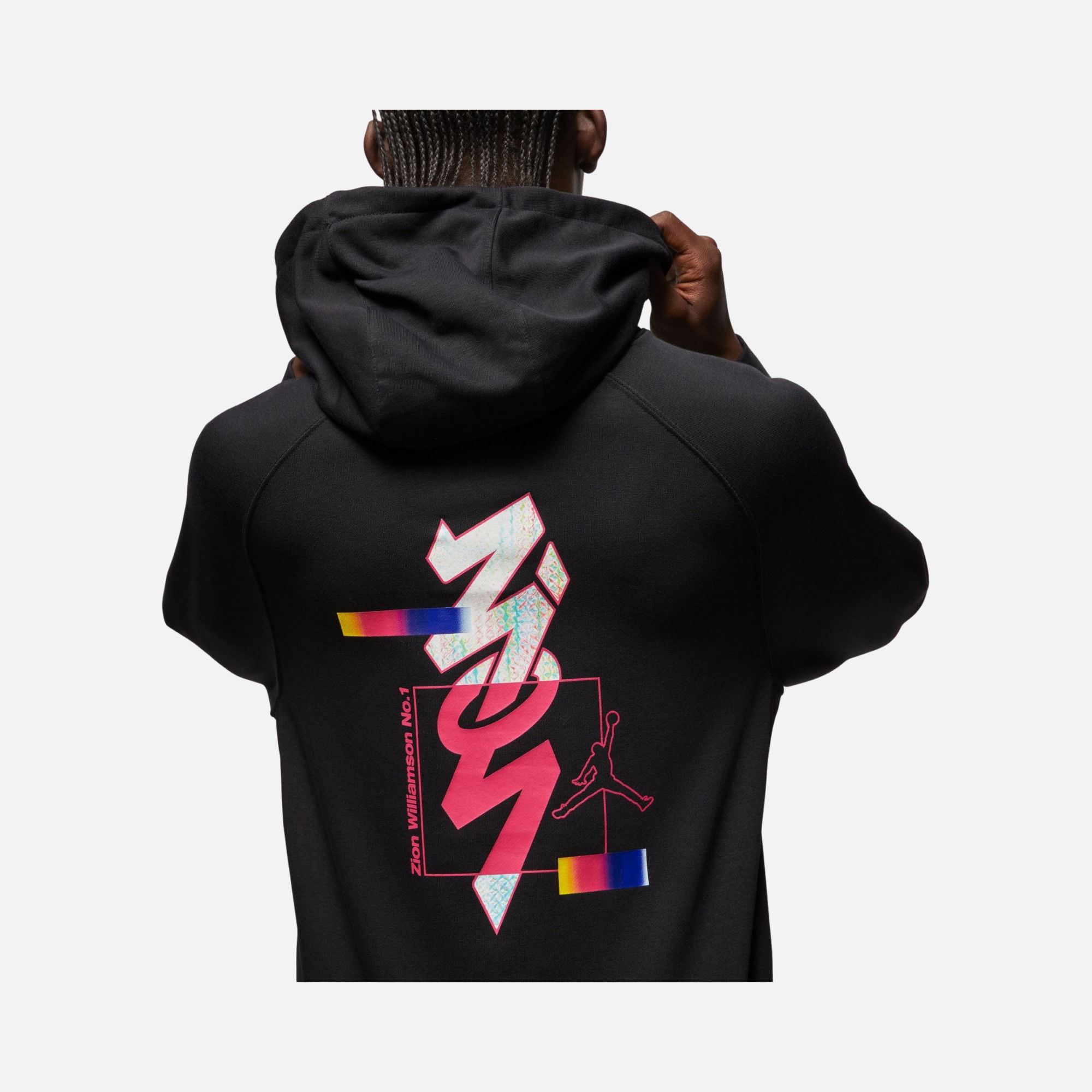 Nike Jordan Dri-Fit x Zion French Terry Pullover Hoodie Erkek Sweatshirt