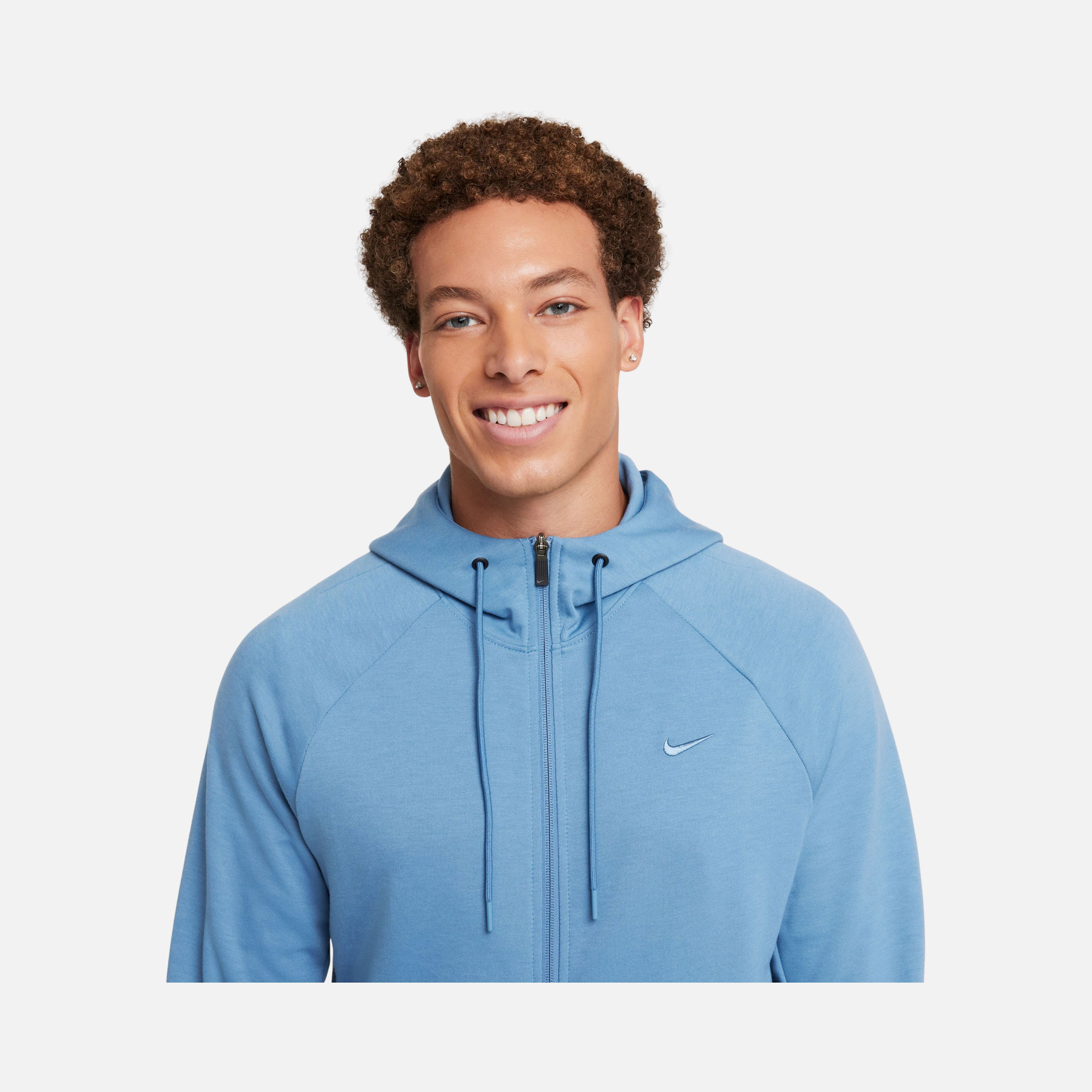 Nike Primary Dri-Fit UV Versatile Full-Zip Hoodie Erkek Sweatshirt