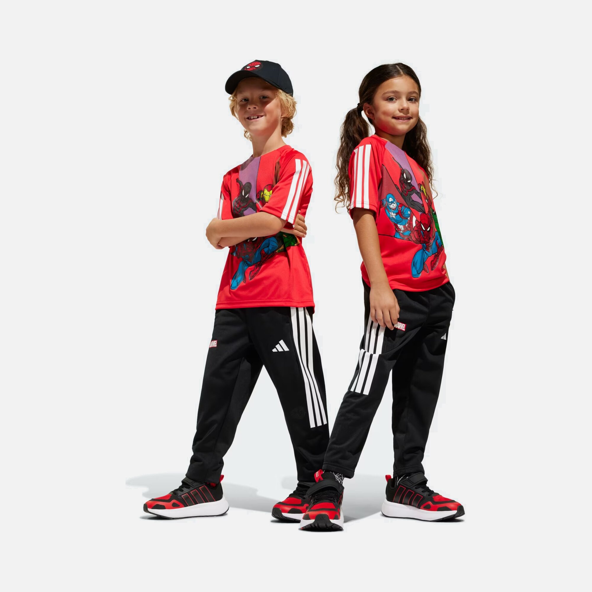 adidas Climacool Sportswear x Marvel Spider-Man Graphics Short-Sleeve Çocuk Tişört