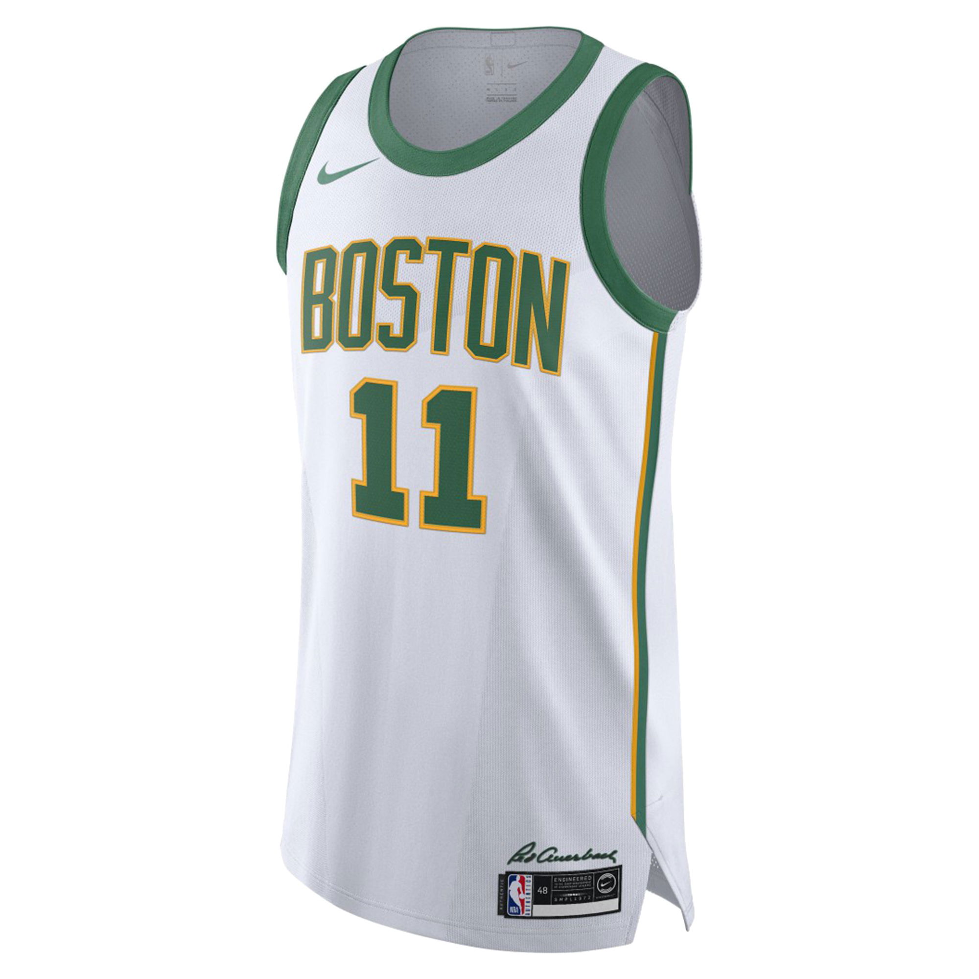 Nike NBA Boston Celtics Kyrie Irving City Edition Authentic Erkek Forma
